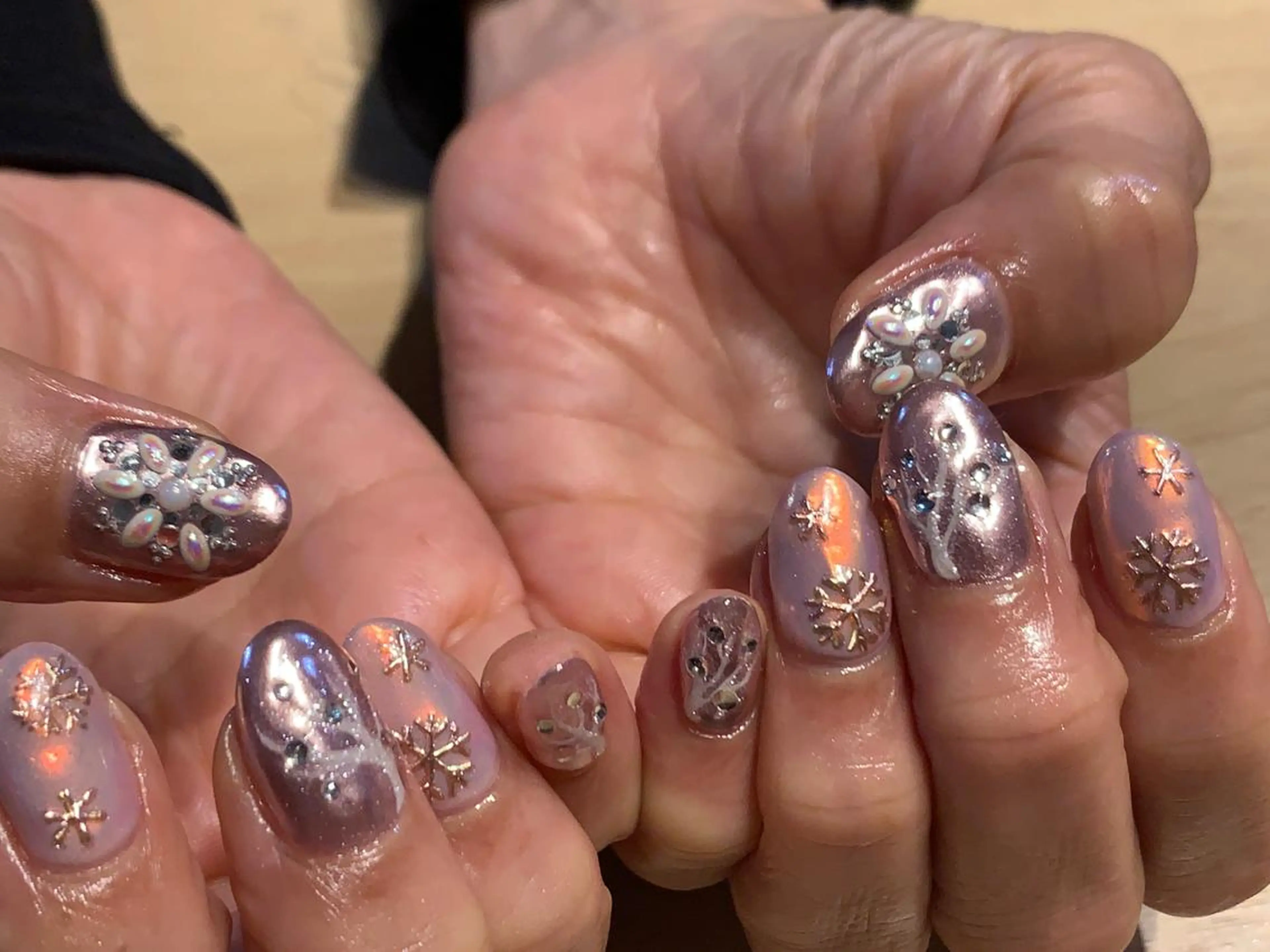 ネイル 冬ネイル クリスマス Nail Space R所属・ネイルスペースR 小林のネイルデザイン