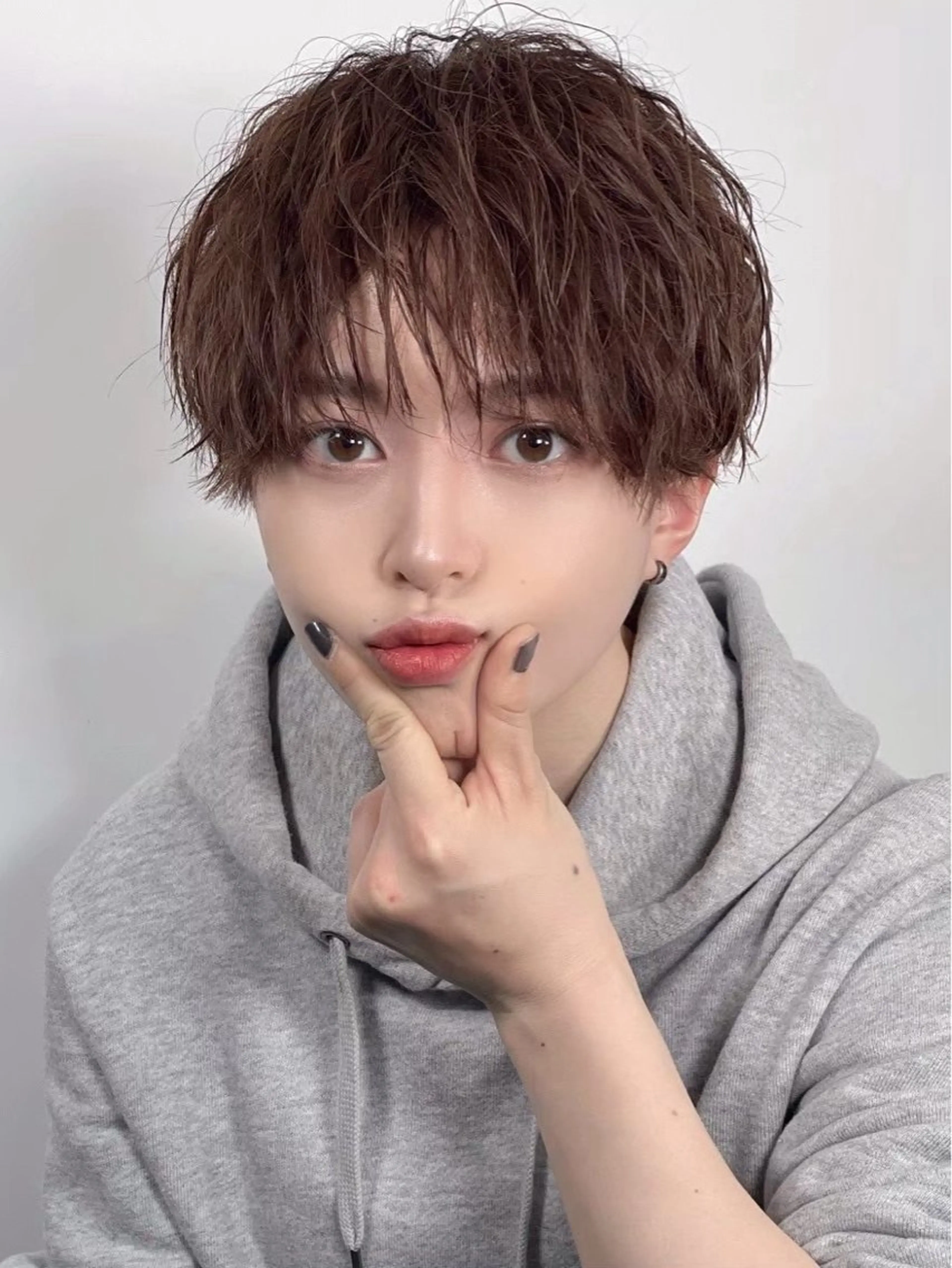 ショート パーマ メンズ メンズパーマ カット パーマ ヤリタ カケルのヘアスタイル