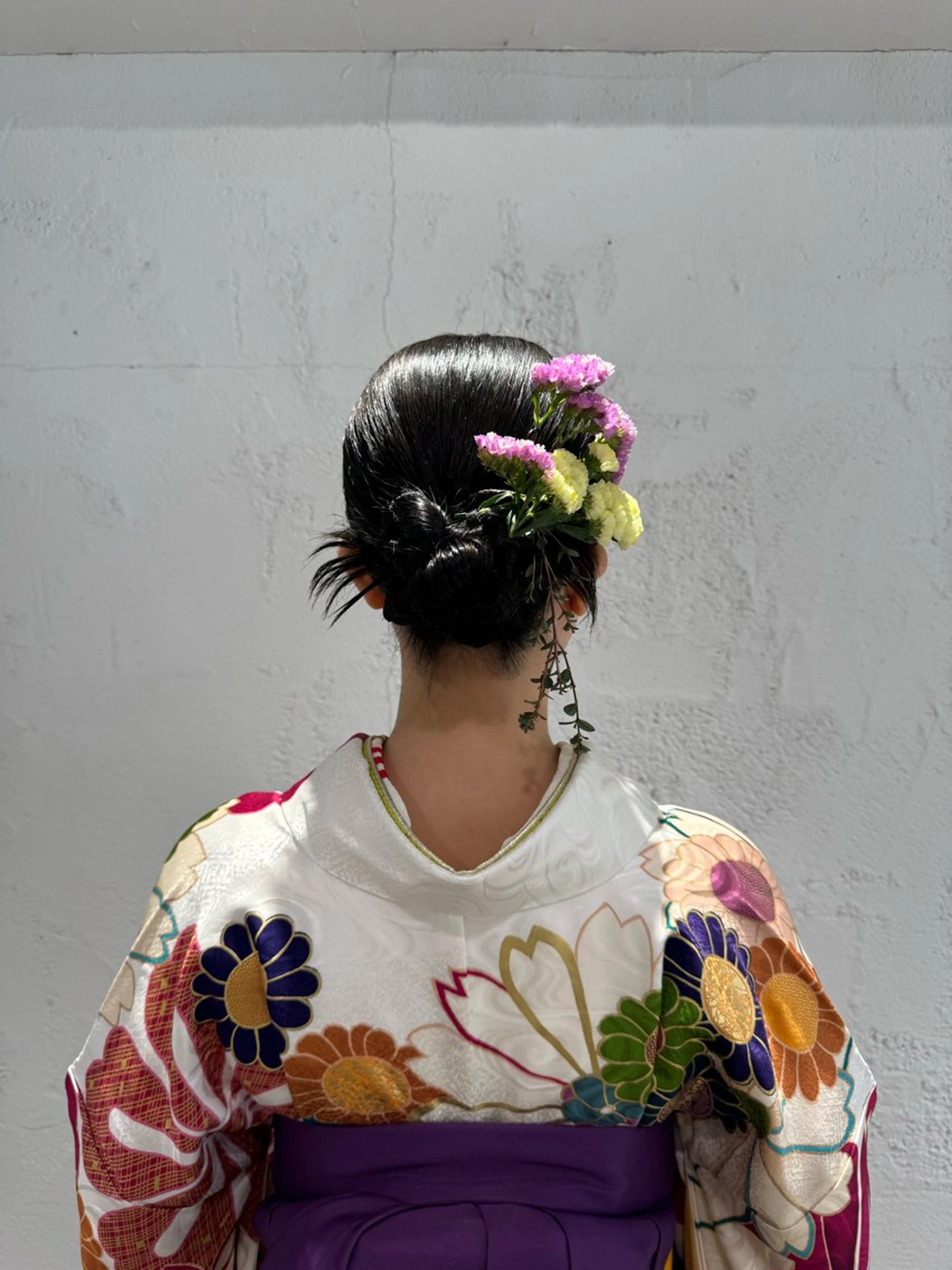 ヘアアレンジ 着付け 🍪ﾖｼｲﾊﾙﾈ🍪 ﾗﾍﾞﾝﾀﾞｰｶﾗｰのヘアスタイル