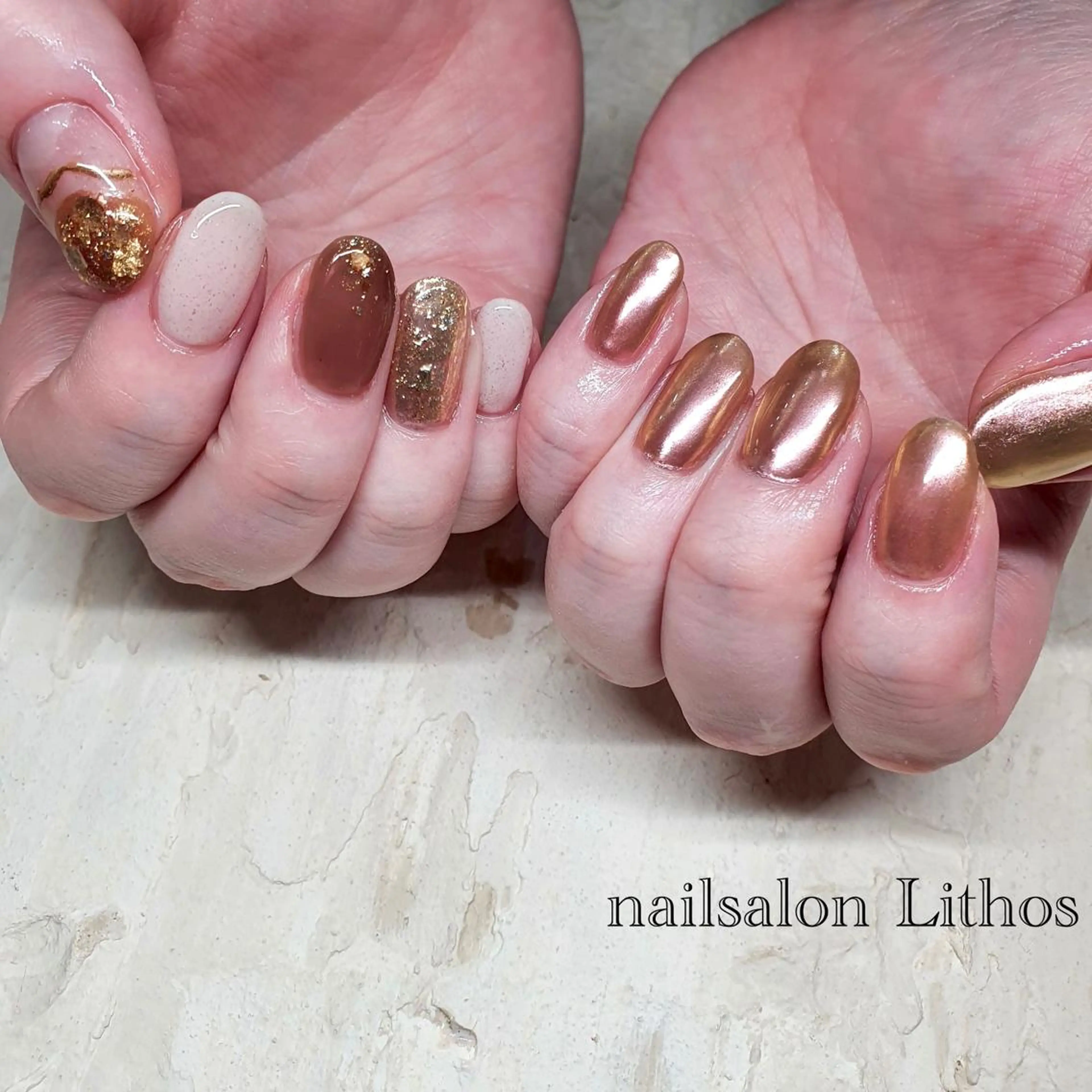 ネイル アートネイル ハンドネイル nailsalon Lithos所属・nailsalon Recontreのネイルデザイン
