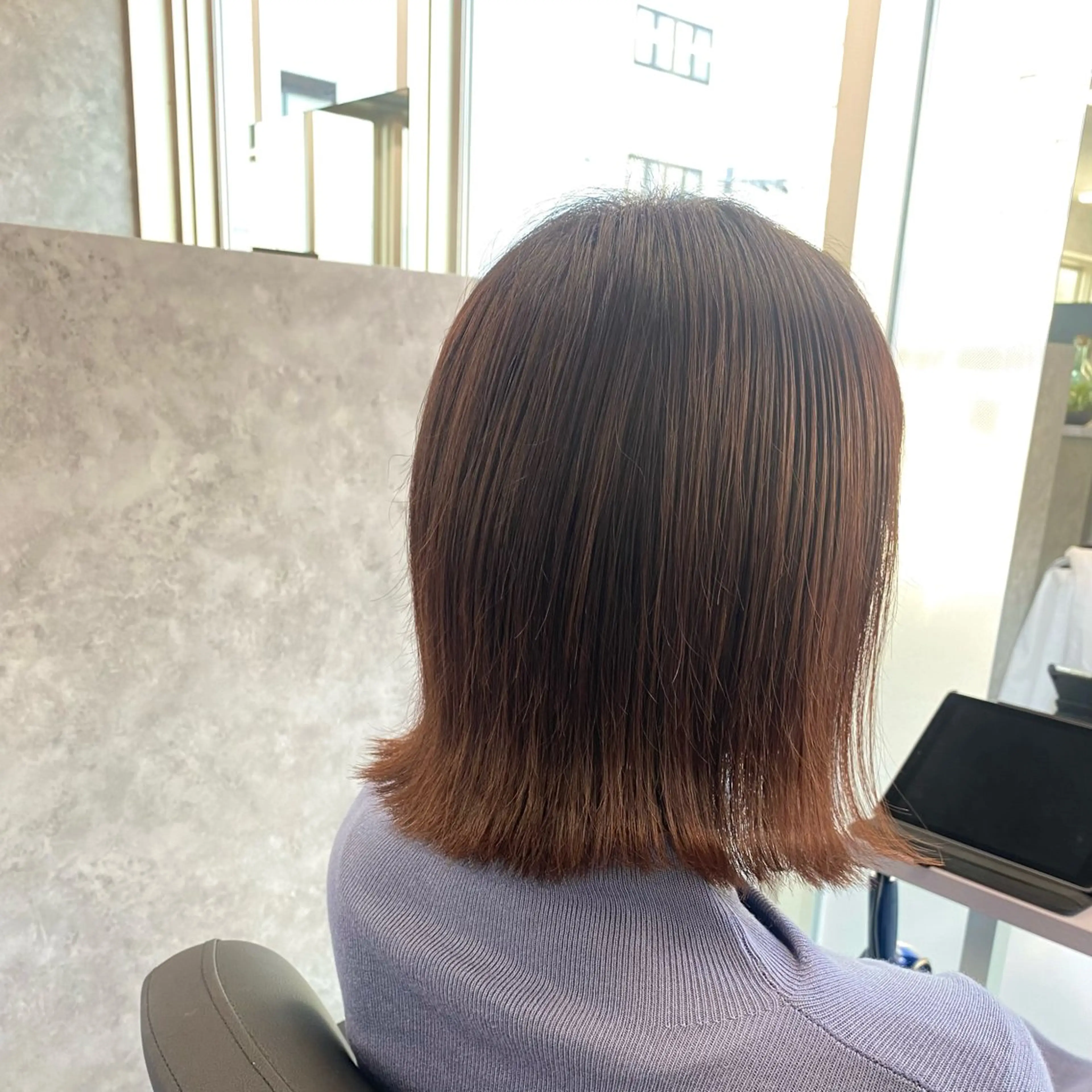 ショート カラー 切りっぱなしボブ ボブ Forest. kanako🕊️のヘアスタイル