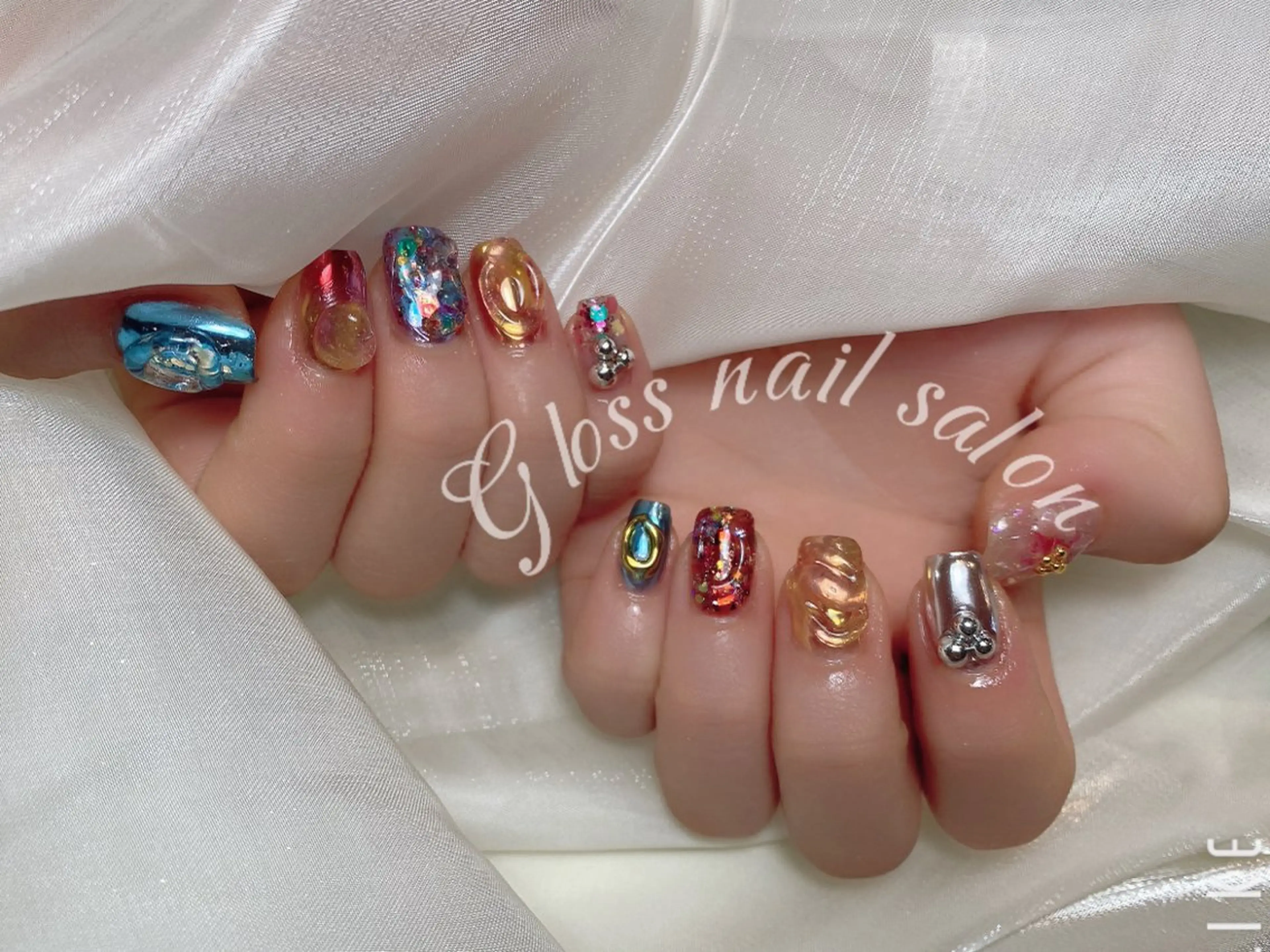 ネイル ハンドネイル Gloss nail 💅yuna✨のネイルデザイン