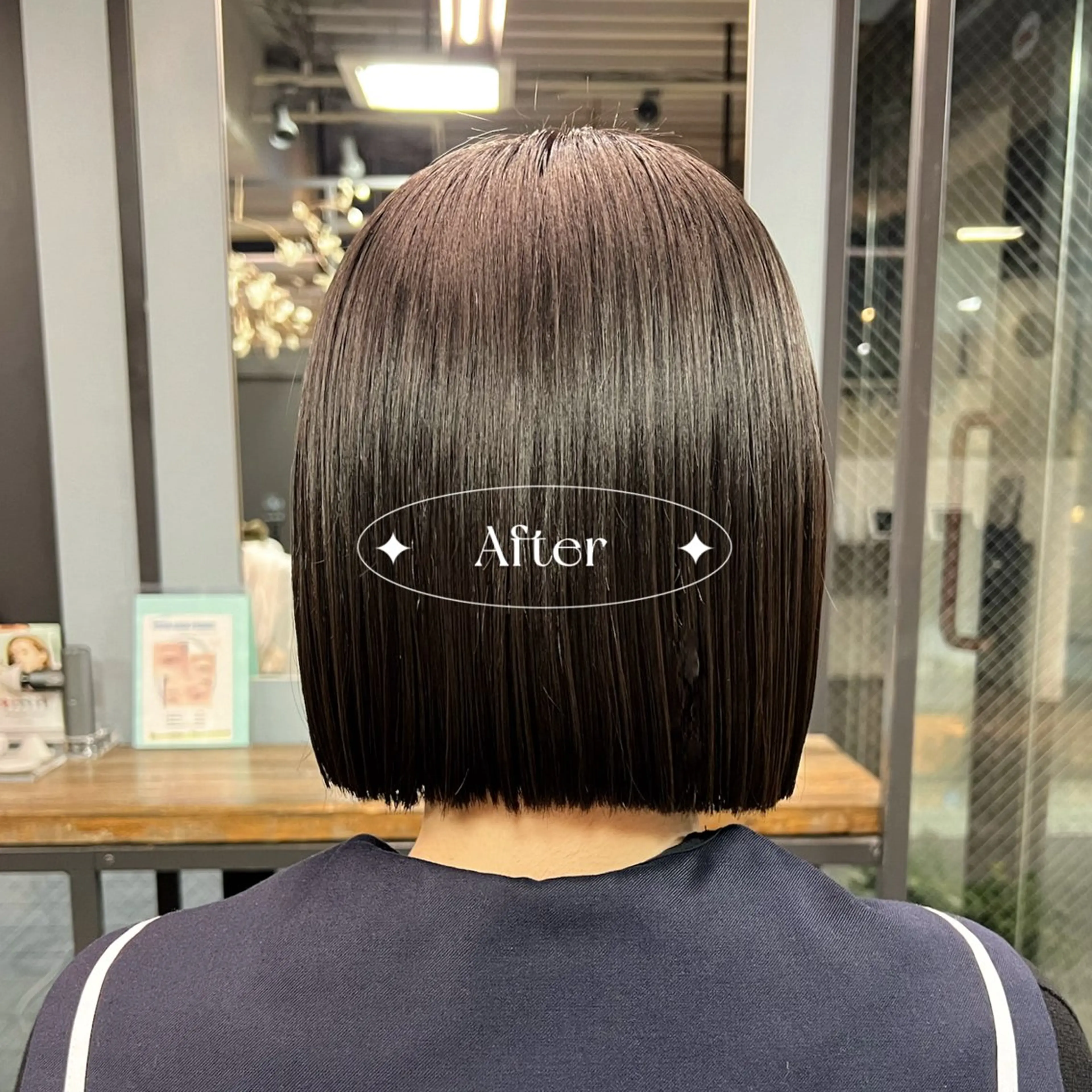 ショート ボブ 💘 艶モテ/丁寧 カット💘rina.のヘアスタイル