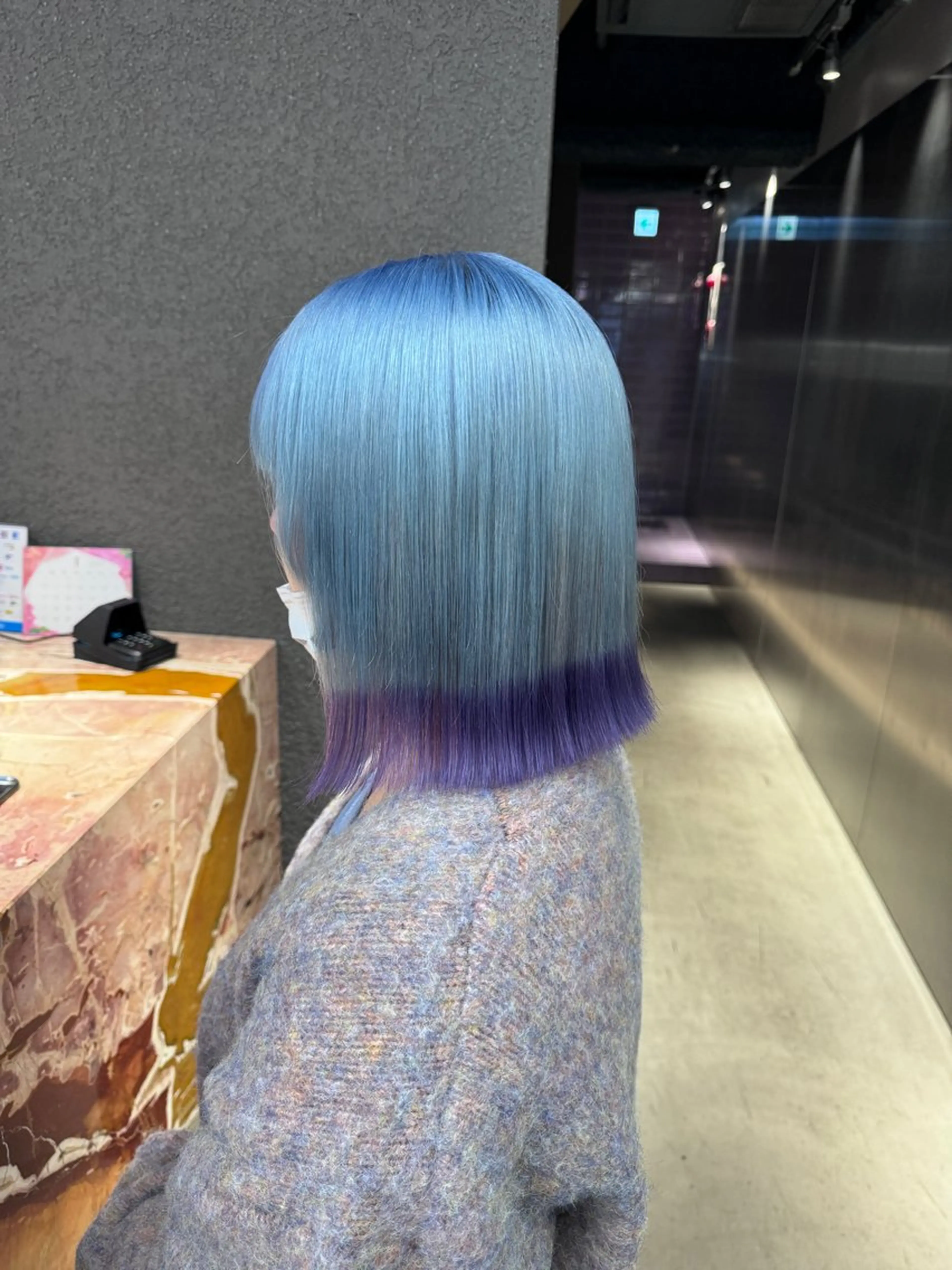 ミディアム ヘアカラー 吉澤 愛心のヘアスタイル