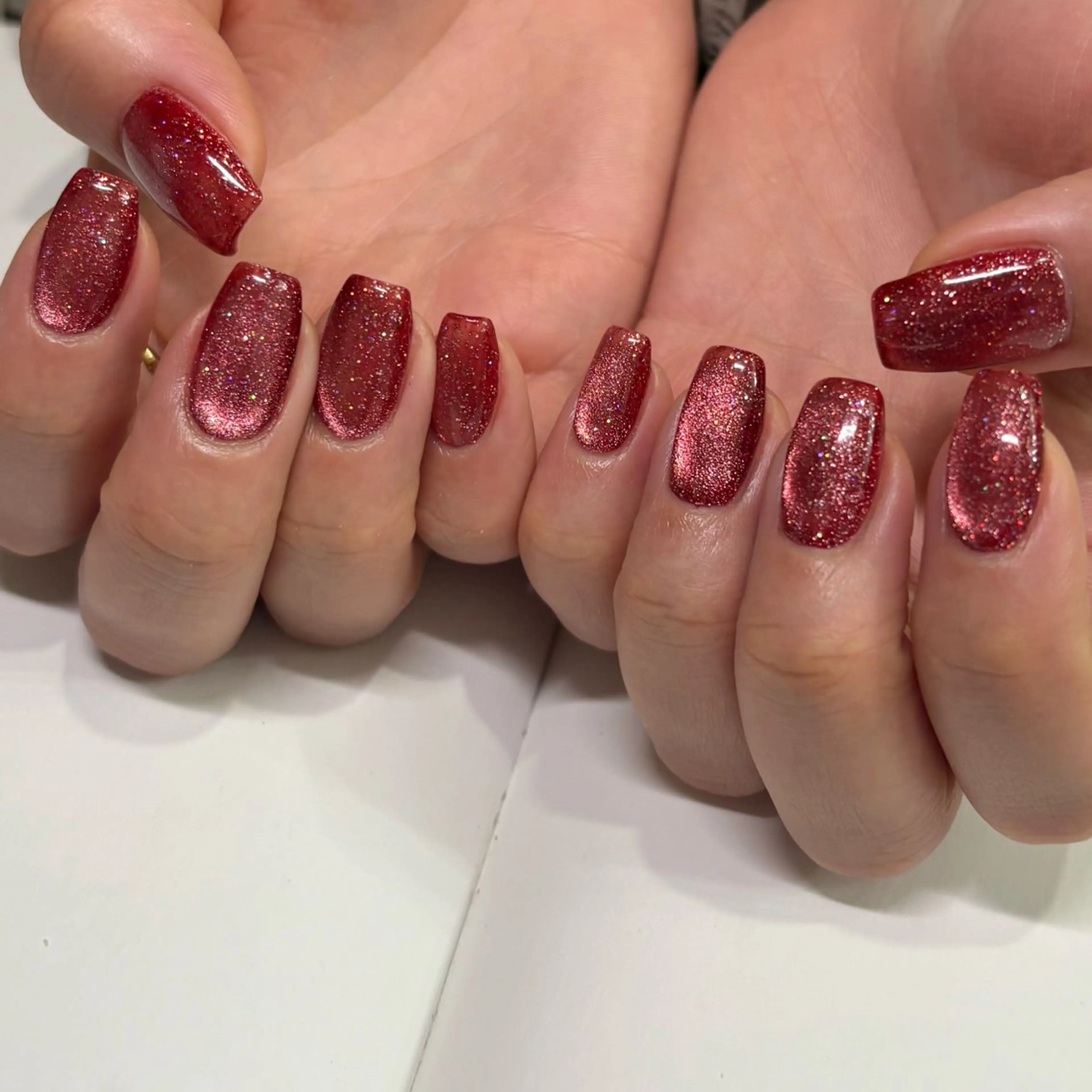 【全員/オフ無し】マグネットワンカラー🪄自爪に優しいパラジェル✨オフィスネイルにも☺️の写真