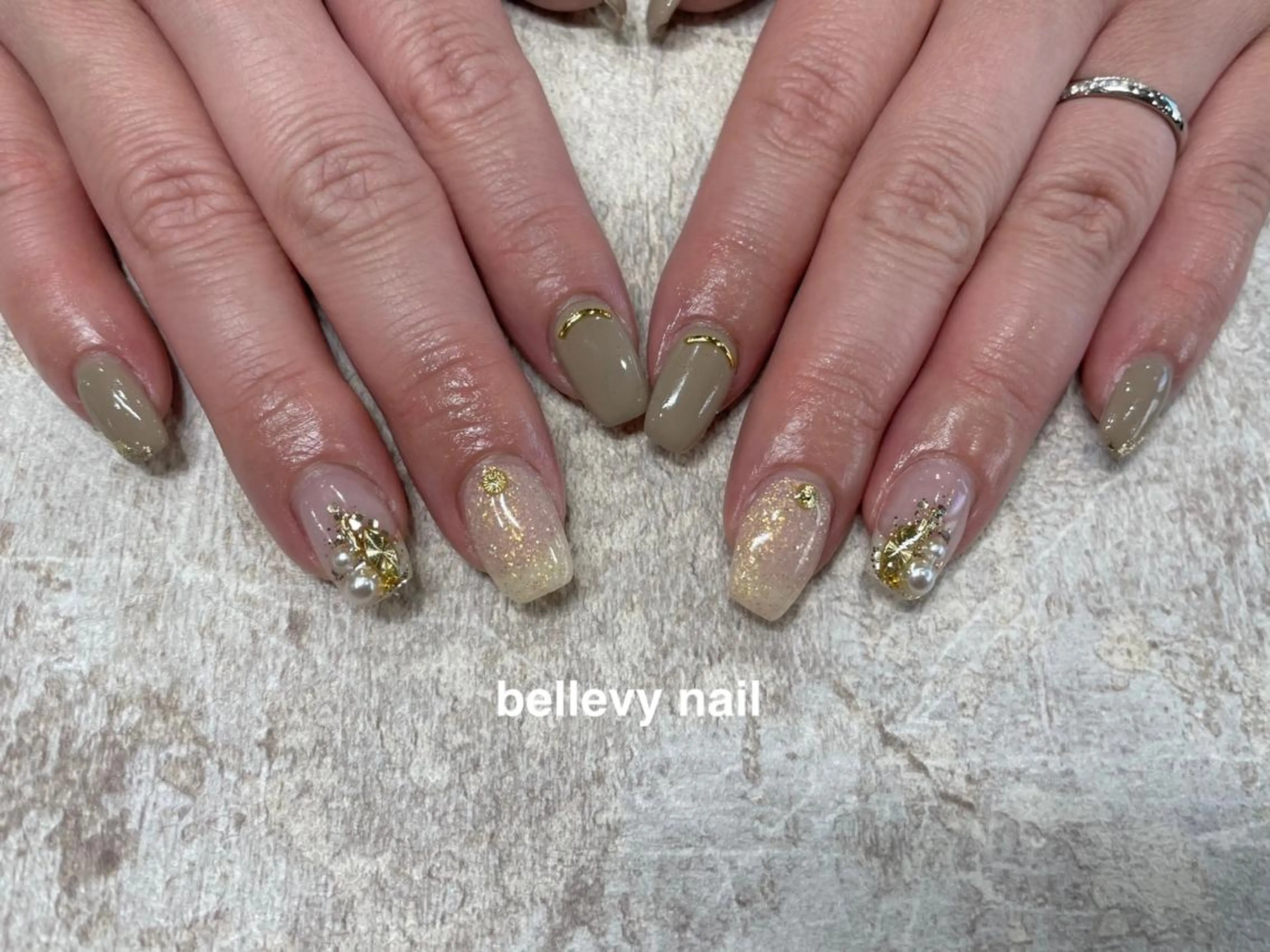 ネイル bellevy所属・藤原 はずきのネイルデザイン