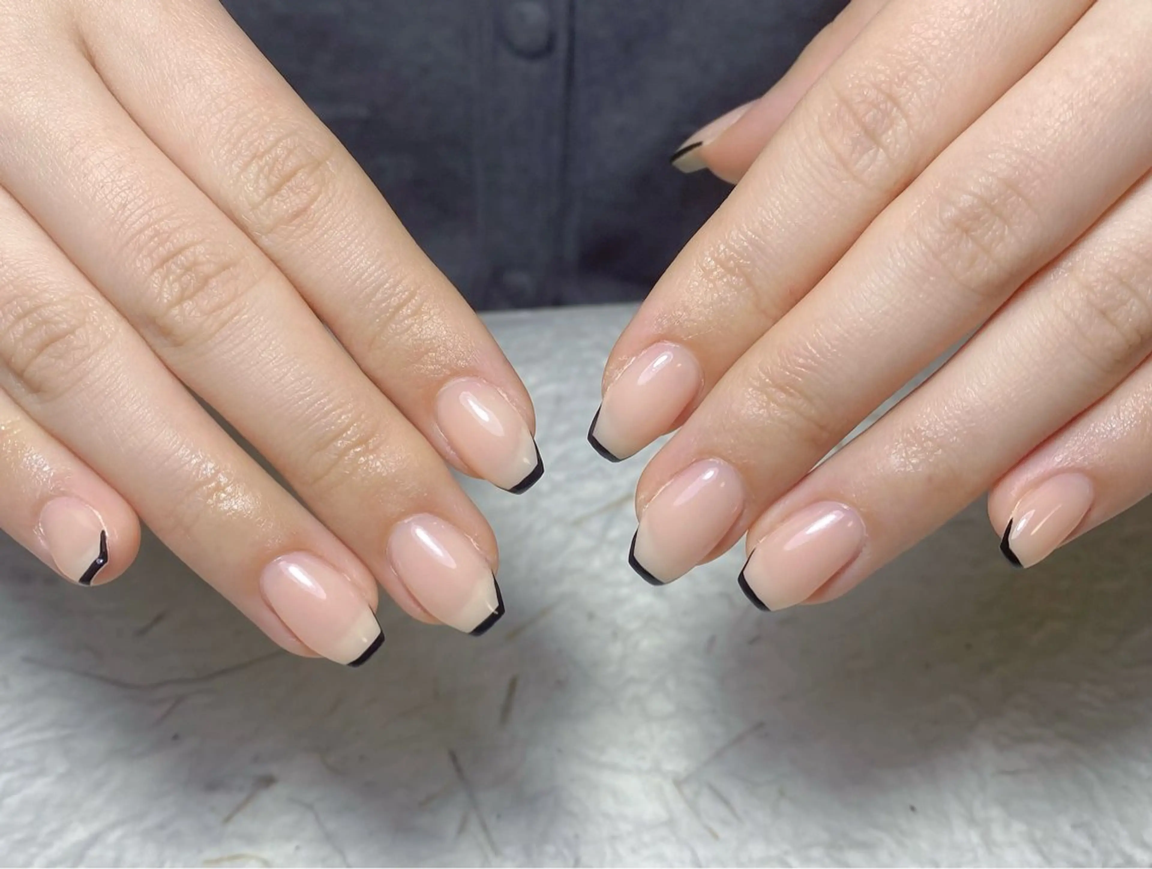 ネイル アートネイル フレンチネイル ジェルネイル グラデーション 韓国ネイル Nail Salon kihi大塚店のネイルデザイン