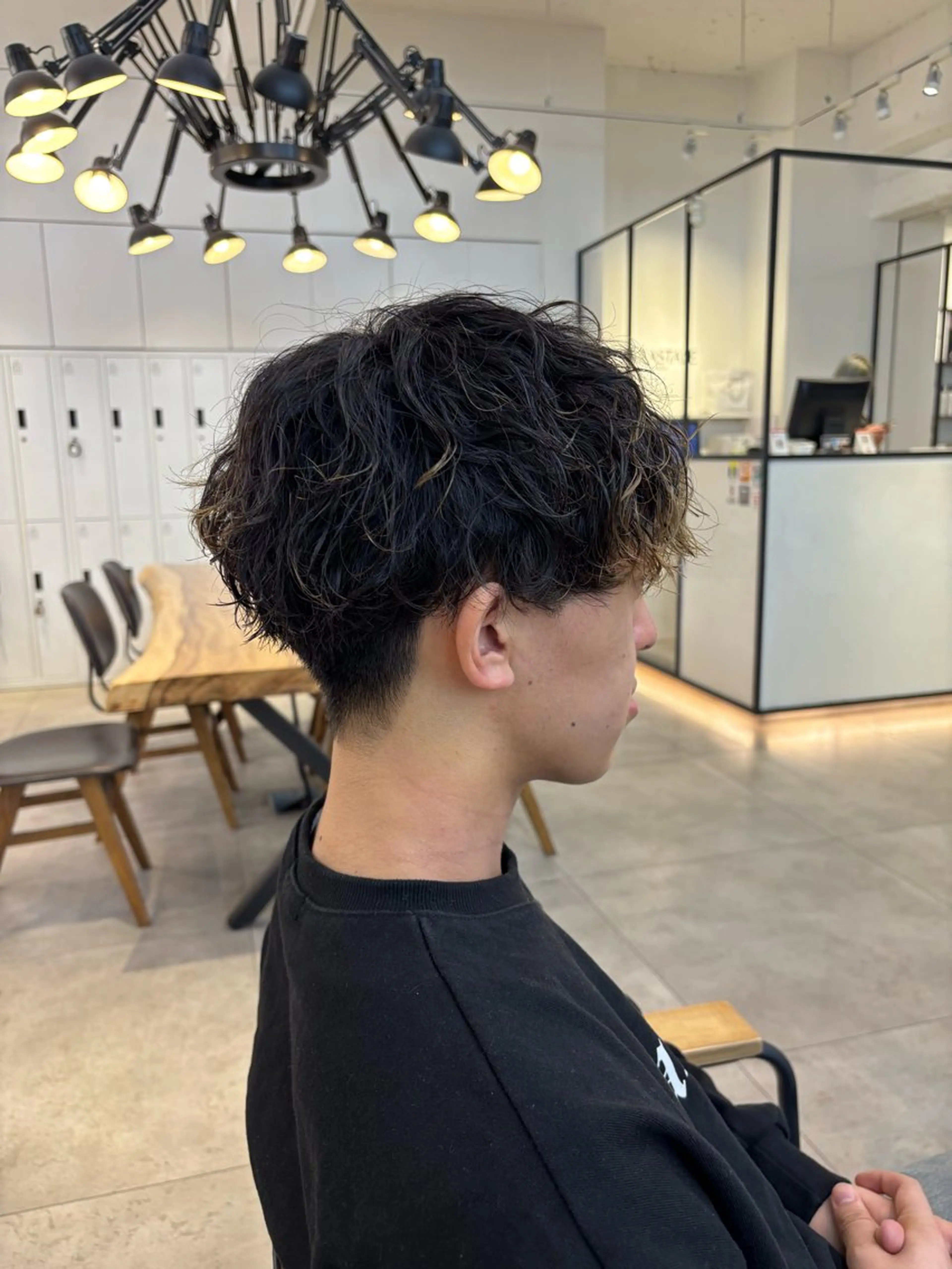 ショート パーマ メンズ カット パーマ men's/perm colorDaijuのヘアスタイル