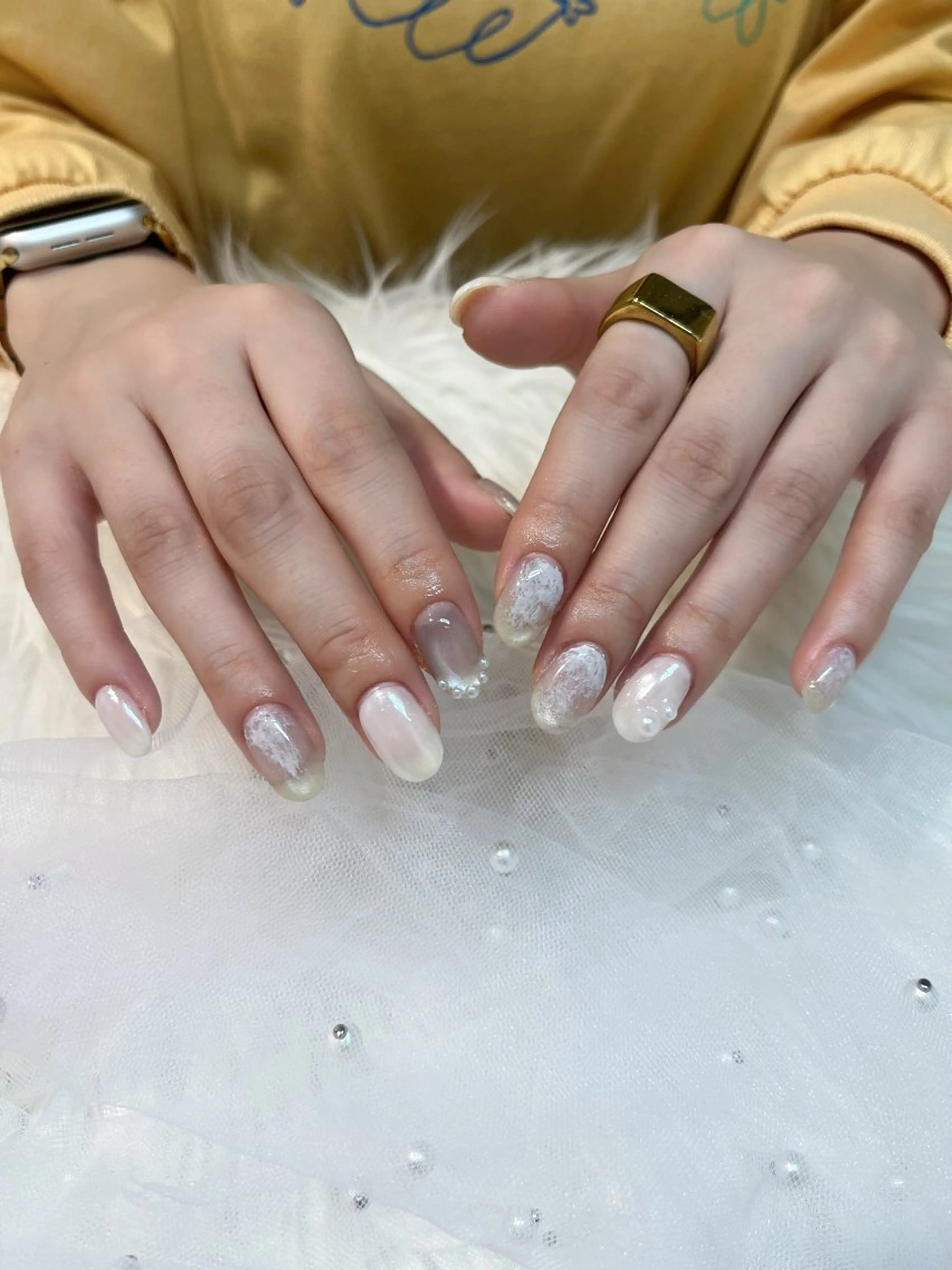 ネイル ハンドネイル sakura 💘のネイルデザイン