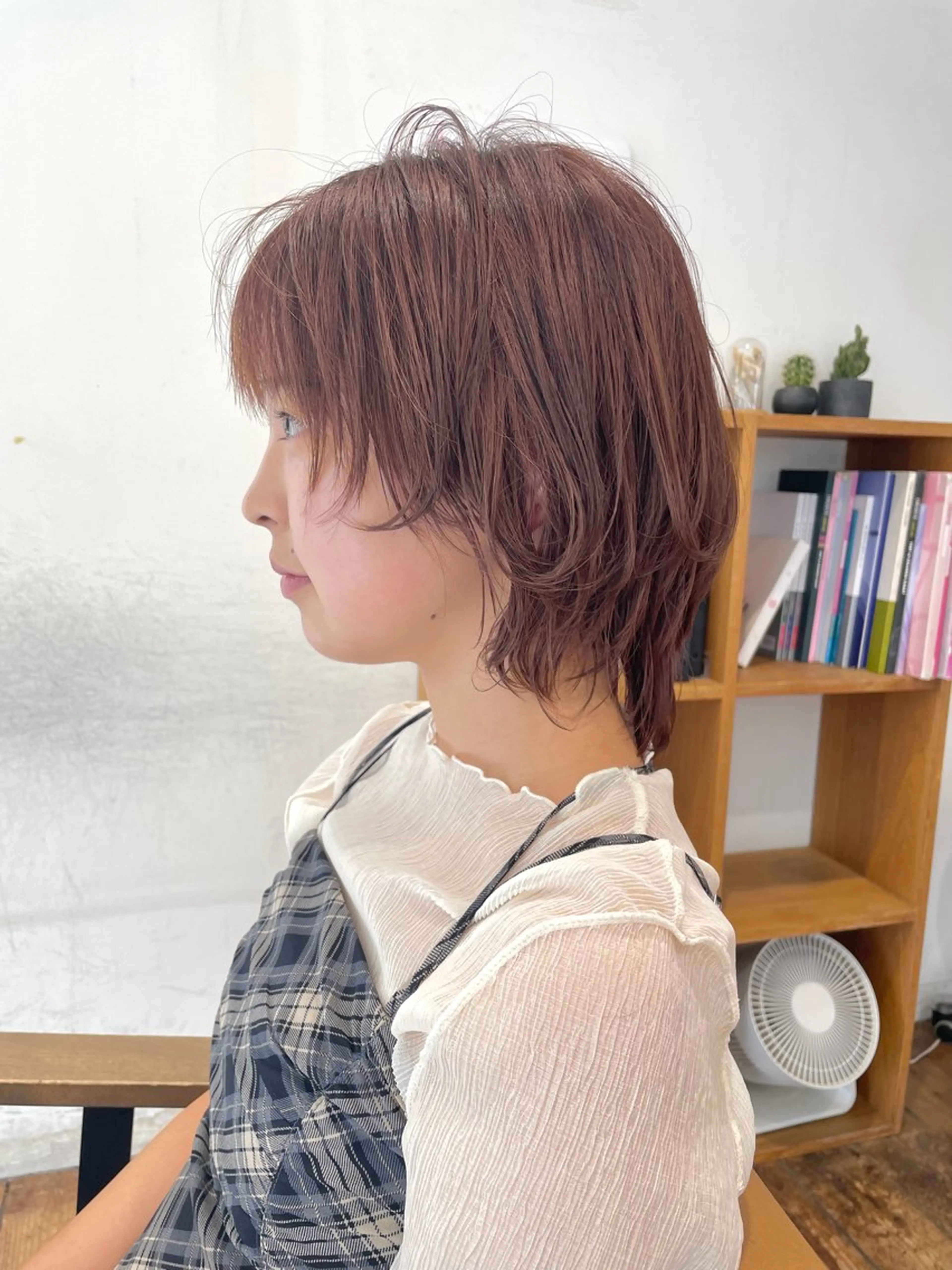 ミディアム パーマ ミディアムパーマ ウルフカット カット パーマ カズヤ/垢抜けヘア/ 顔周り/ボブのヘアスタイル