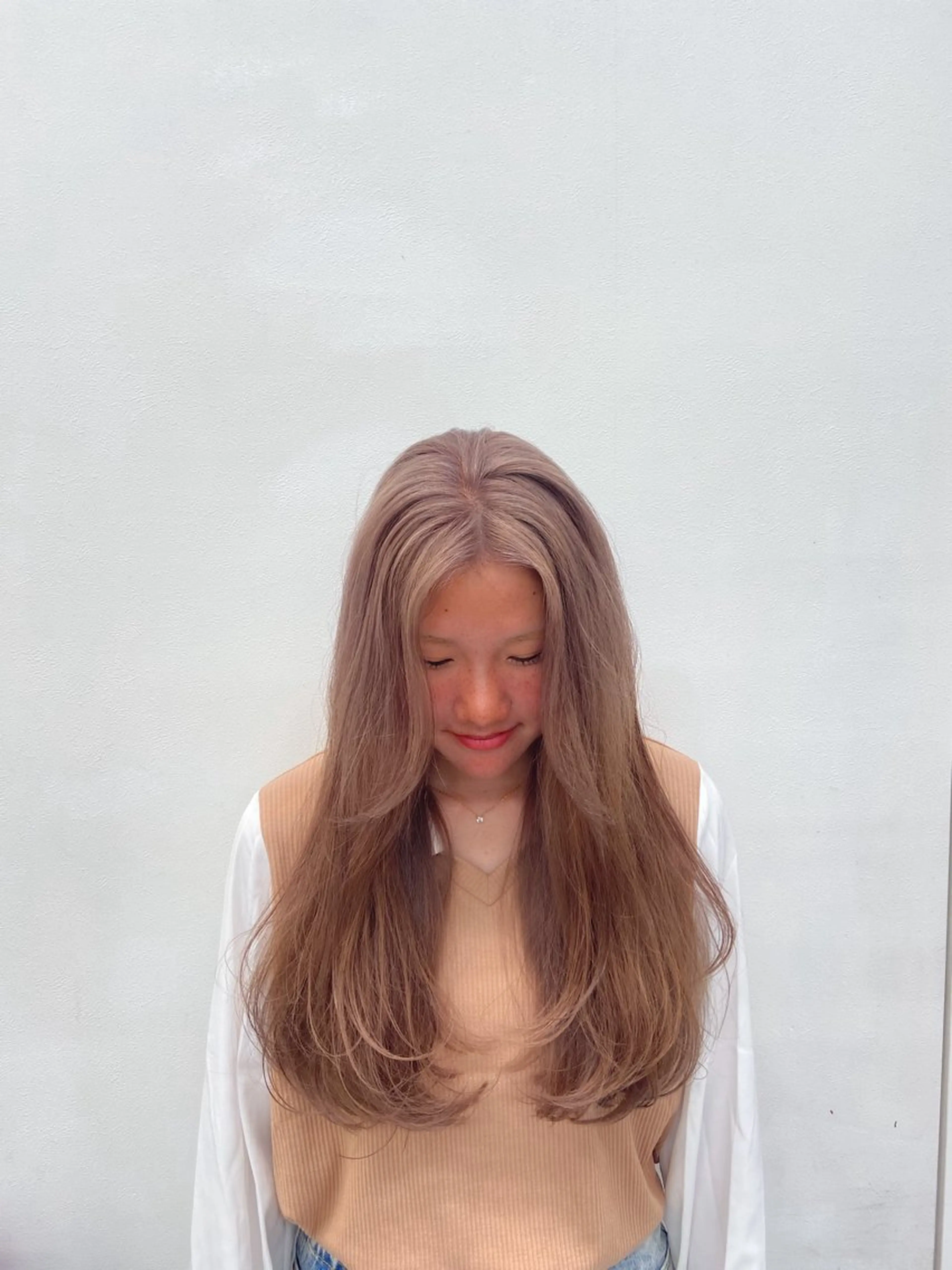 ロング カラー ヘアアレンジ Over hair_ misakiのヘアスタイル