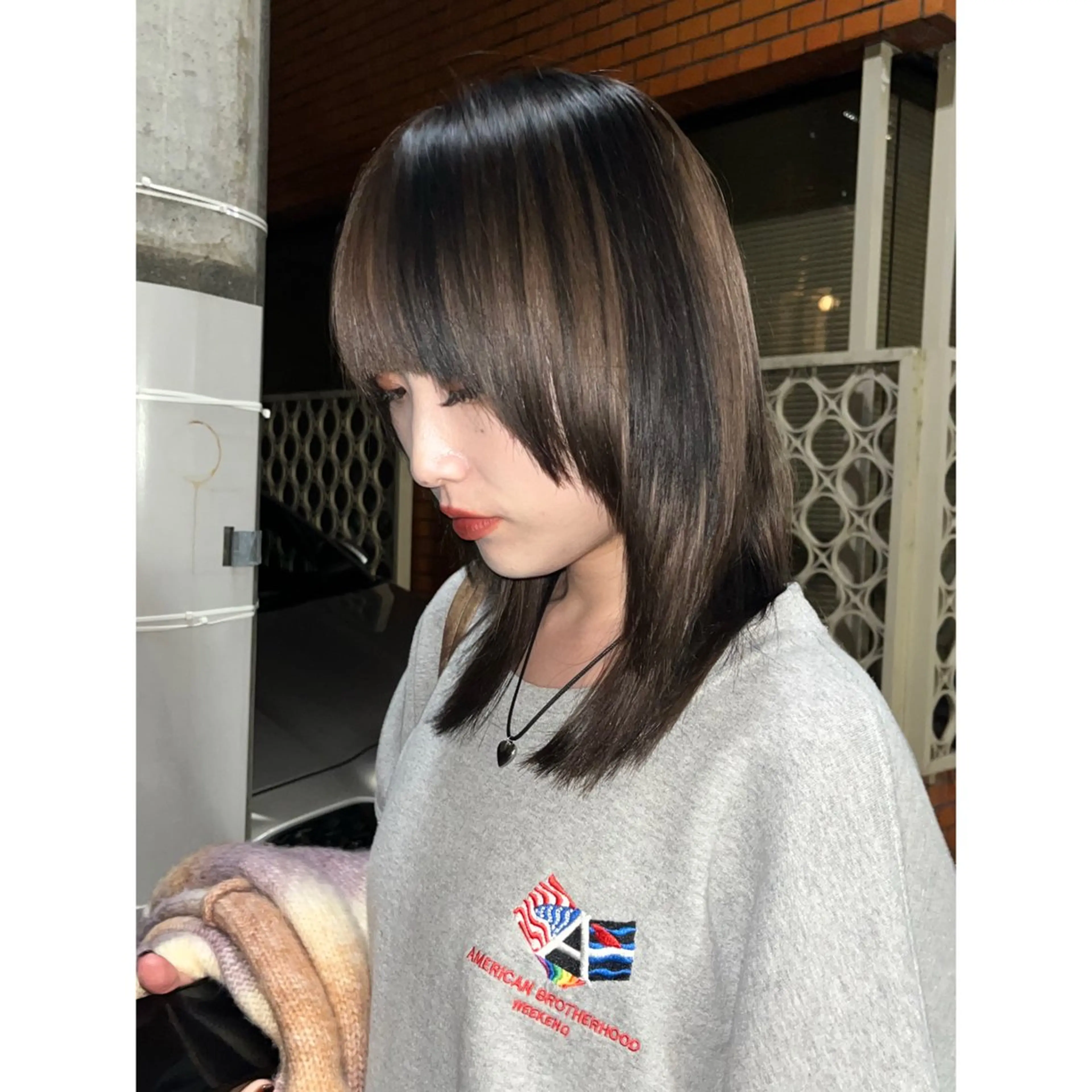 デザインカラー＋極潤トリートメントの写真