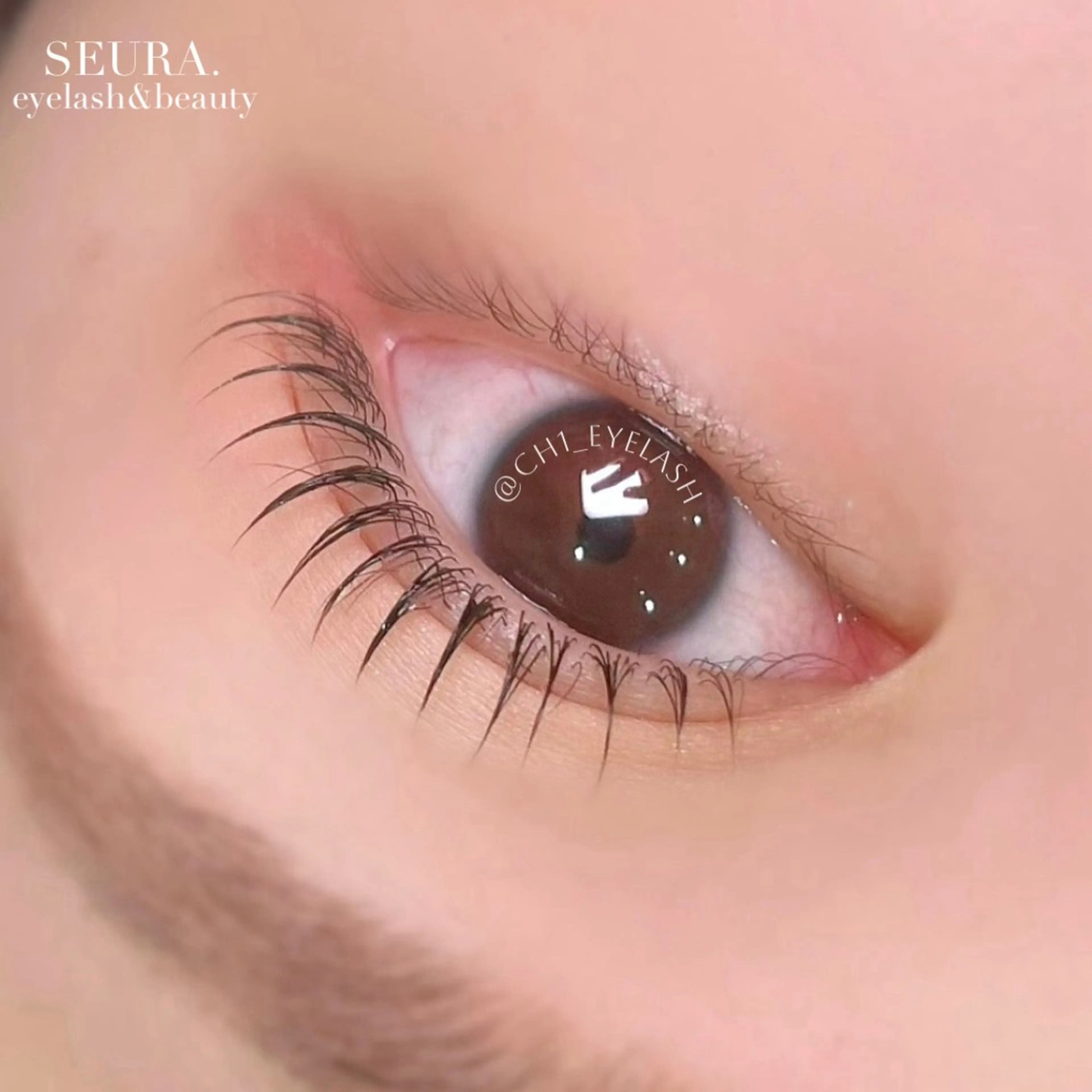 マツエク・マツパ 束感まつ毛 まつげパーマ SEURA. Chikaのマツエク・マツパデザイン