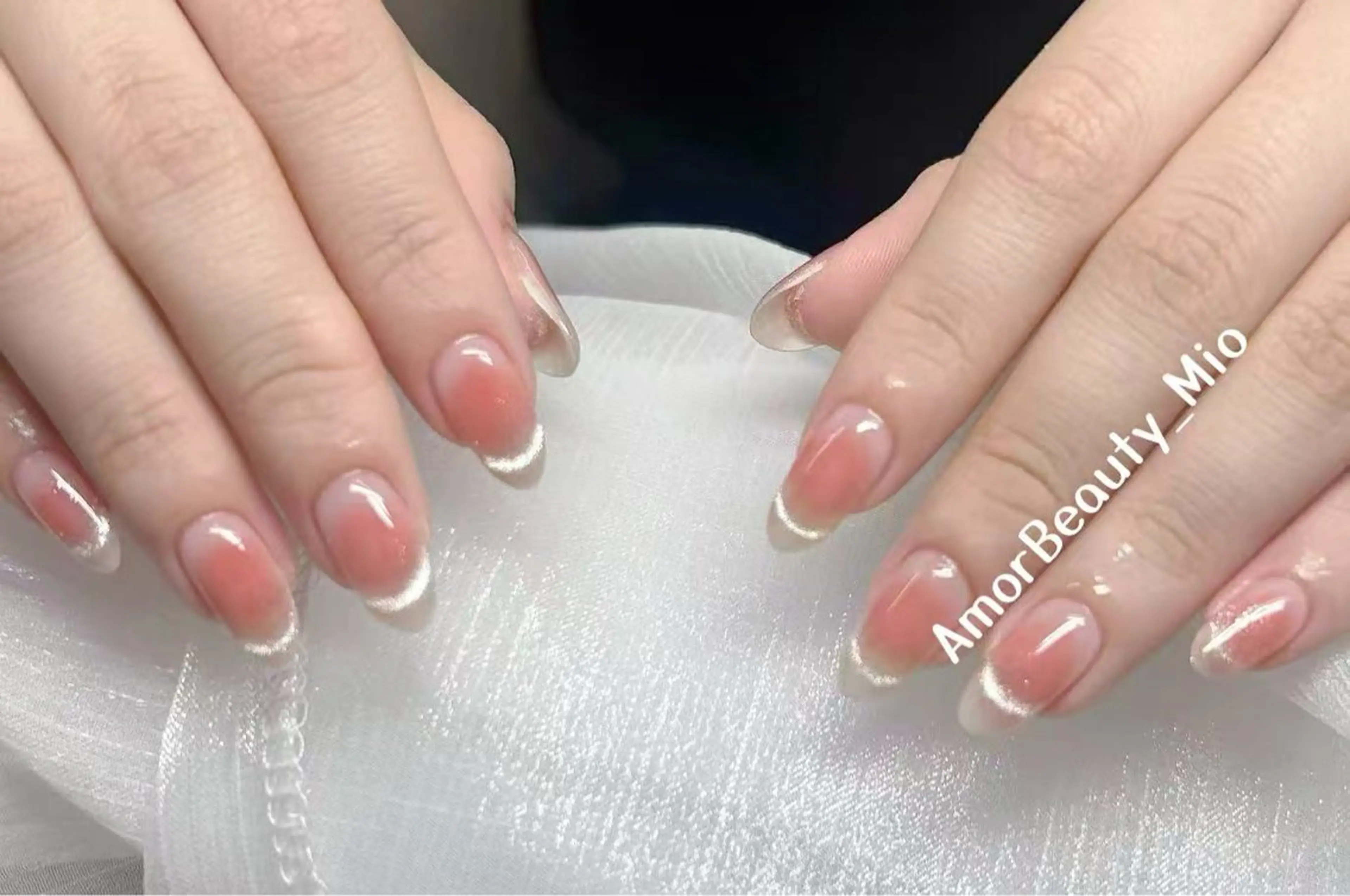 ネイル ハンドネイル ハンドケア Kaka_ パラジェル、長さだしのネイルデザイン