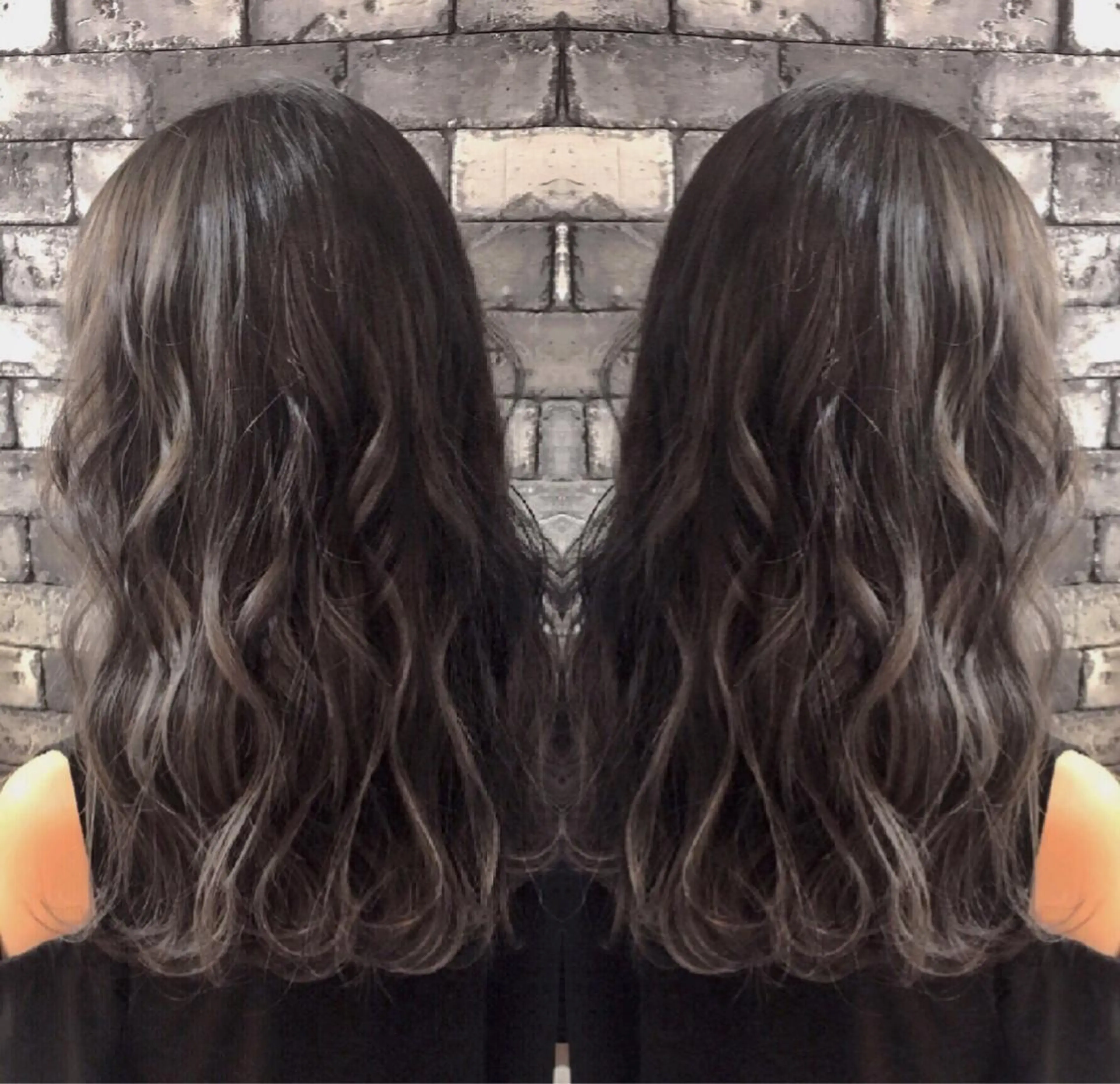 セミロング 3Dハイライト 外国人風カラー ハイライト ヘアカラー トリートメント ヘアセット ❤️千葉県代表❤️ 店長❤️柿本翔一朗のヘアスタイル