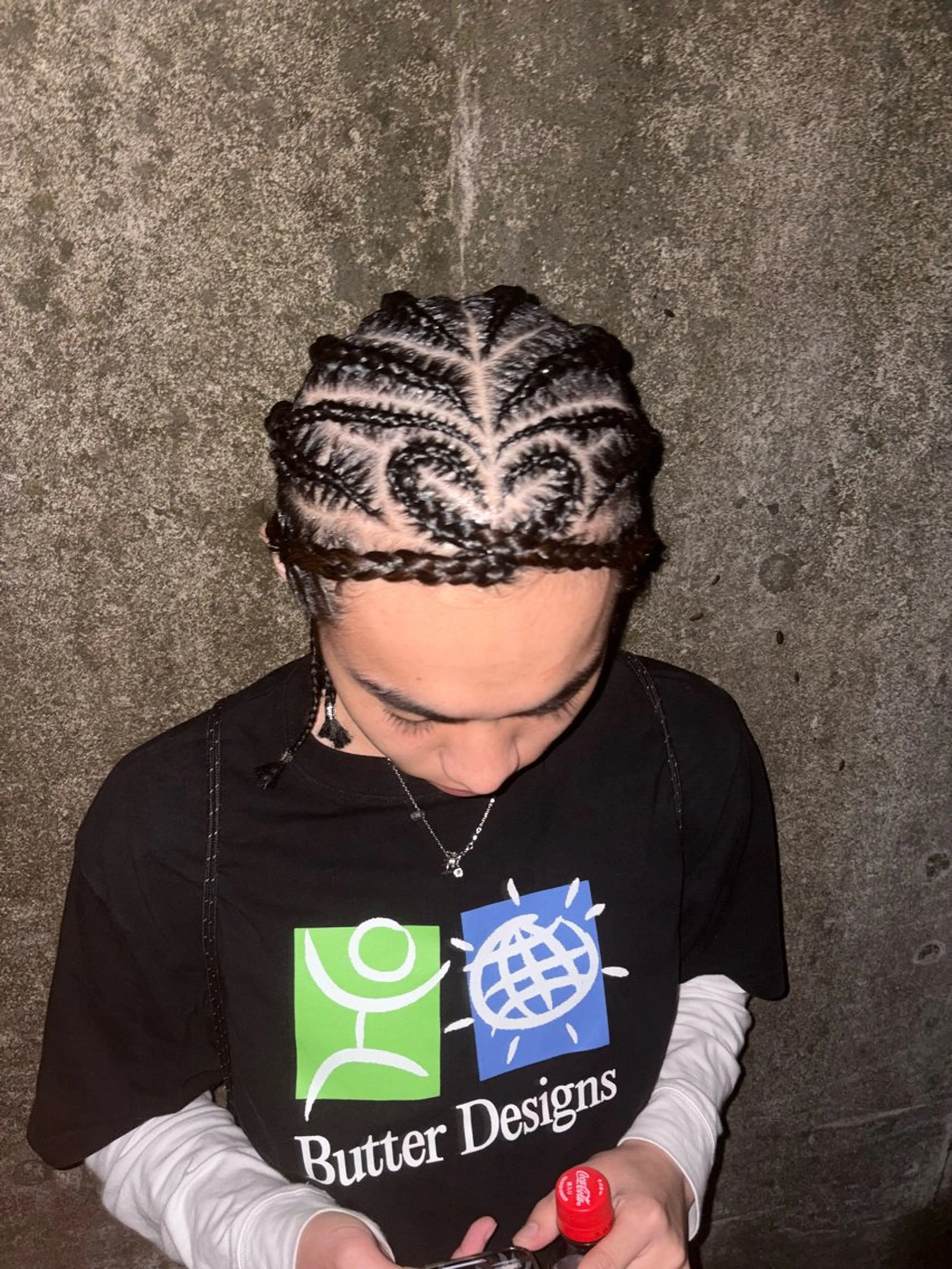 メンズ コーンロウ/ ブレイズ　大田竜也のヘアスタイル