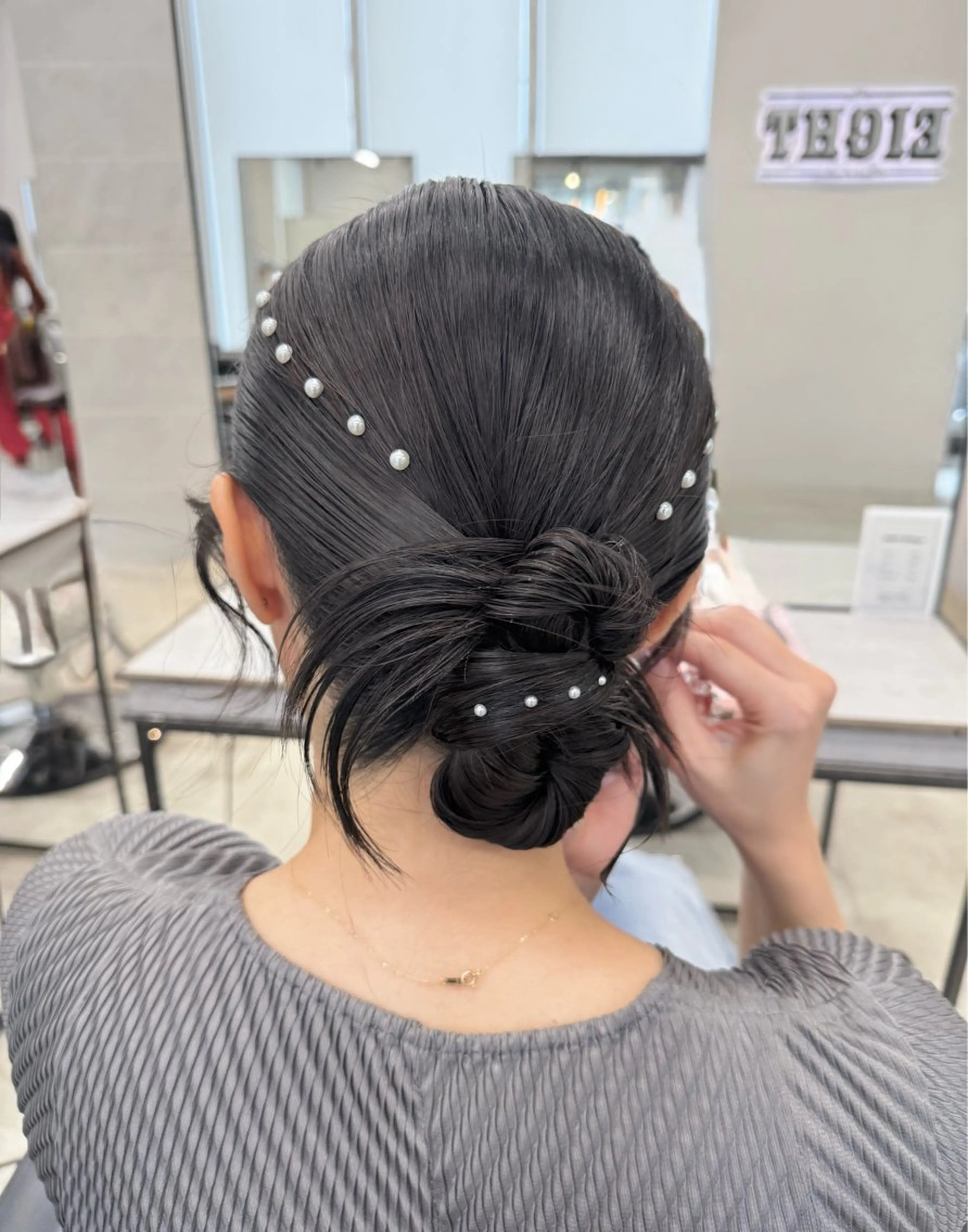 ヘアアレンジ 透明感カラー✨艶髪 制作🌱山根あゆみのヘアスタイル