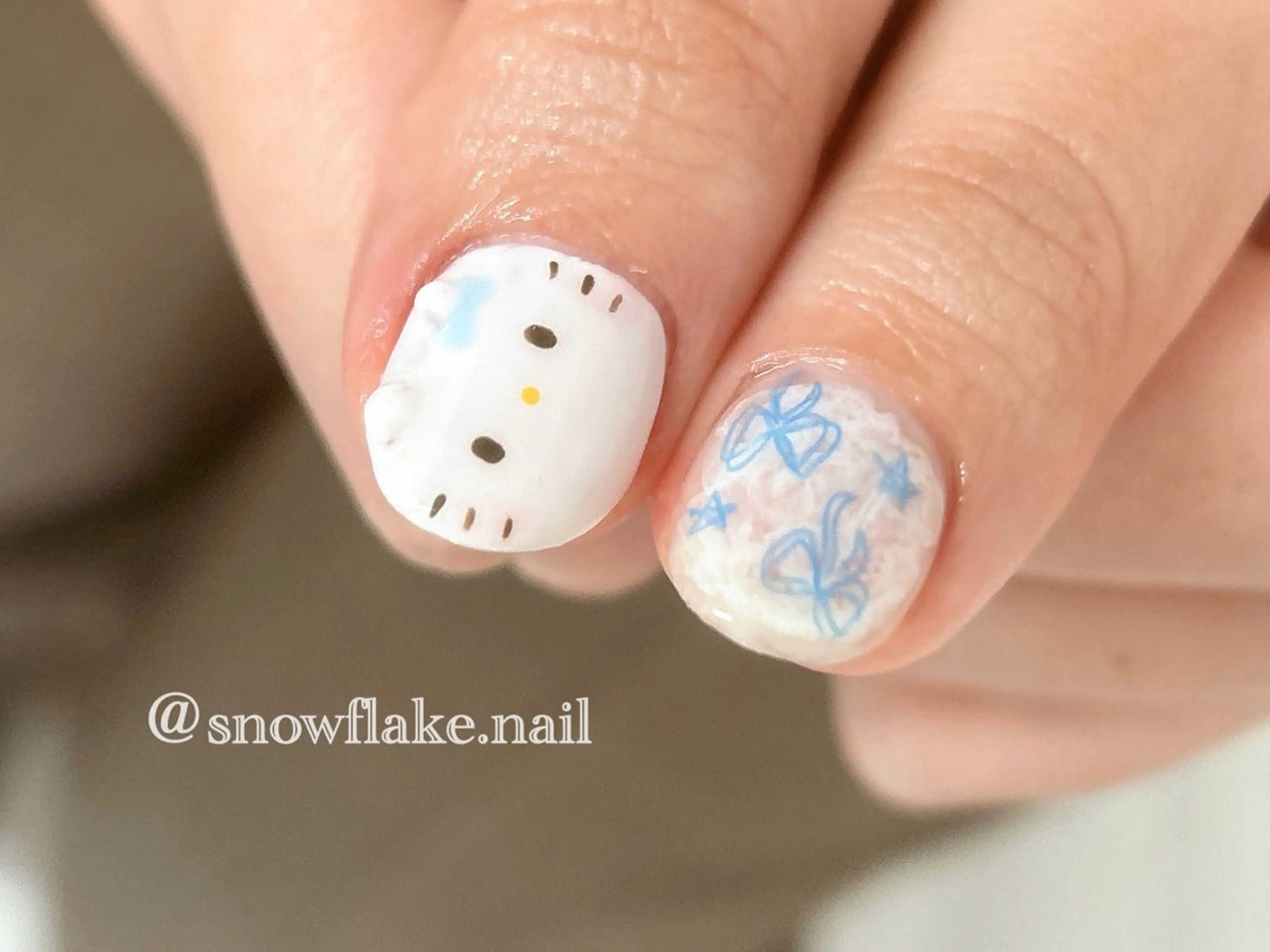 ネイル Snow flake 🫧YUKIのネイルデザイン