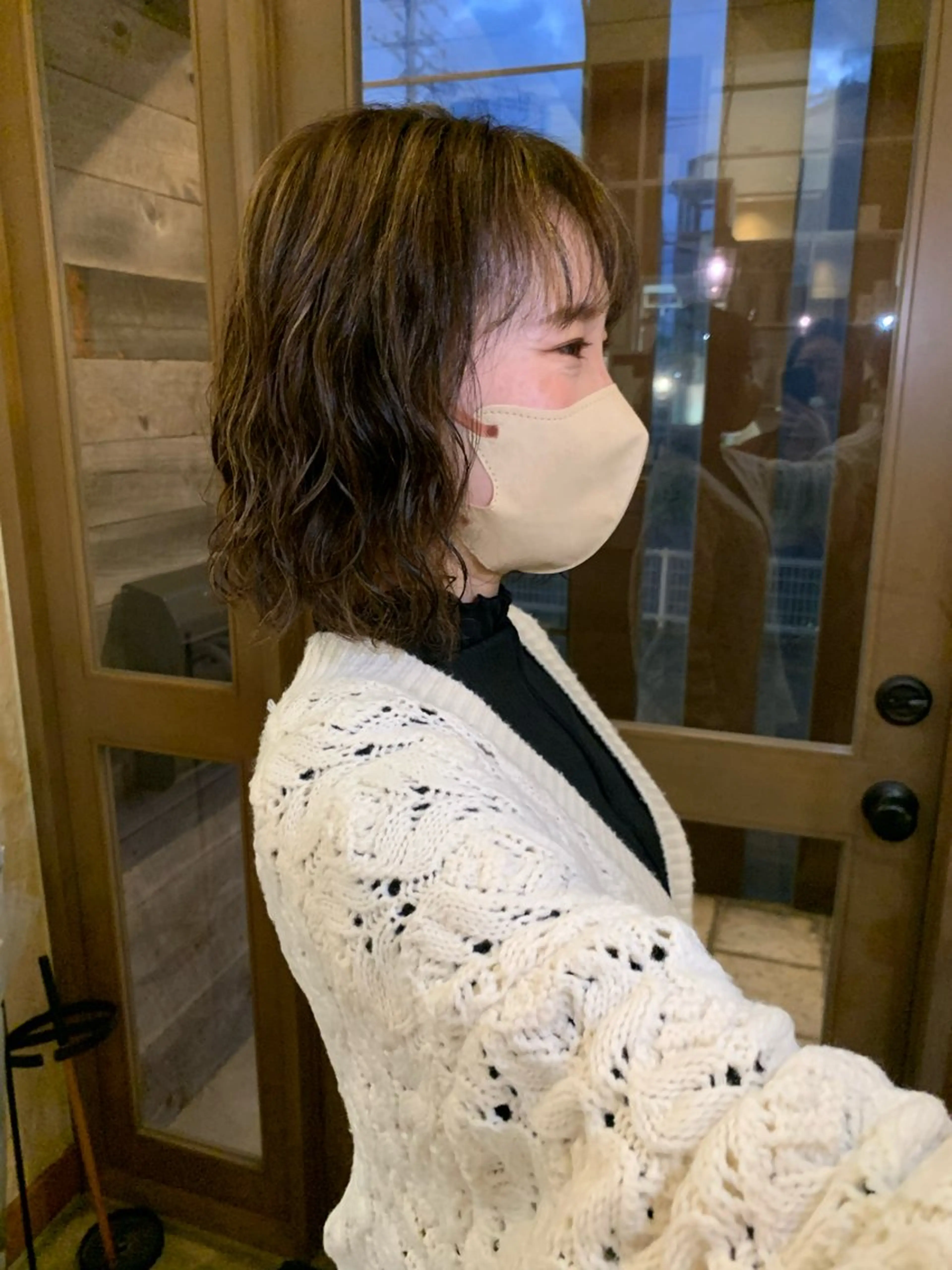 ショート パーマ longtemps所属・カワサキ マホのヘアスタイル