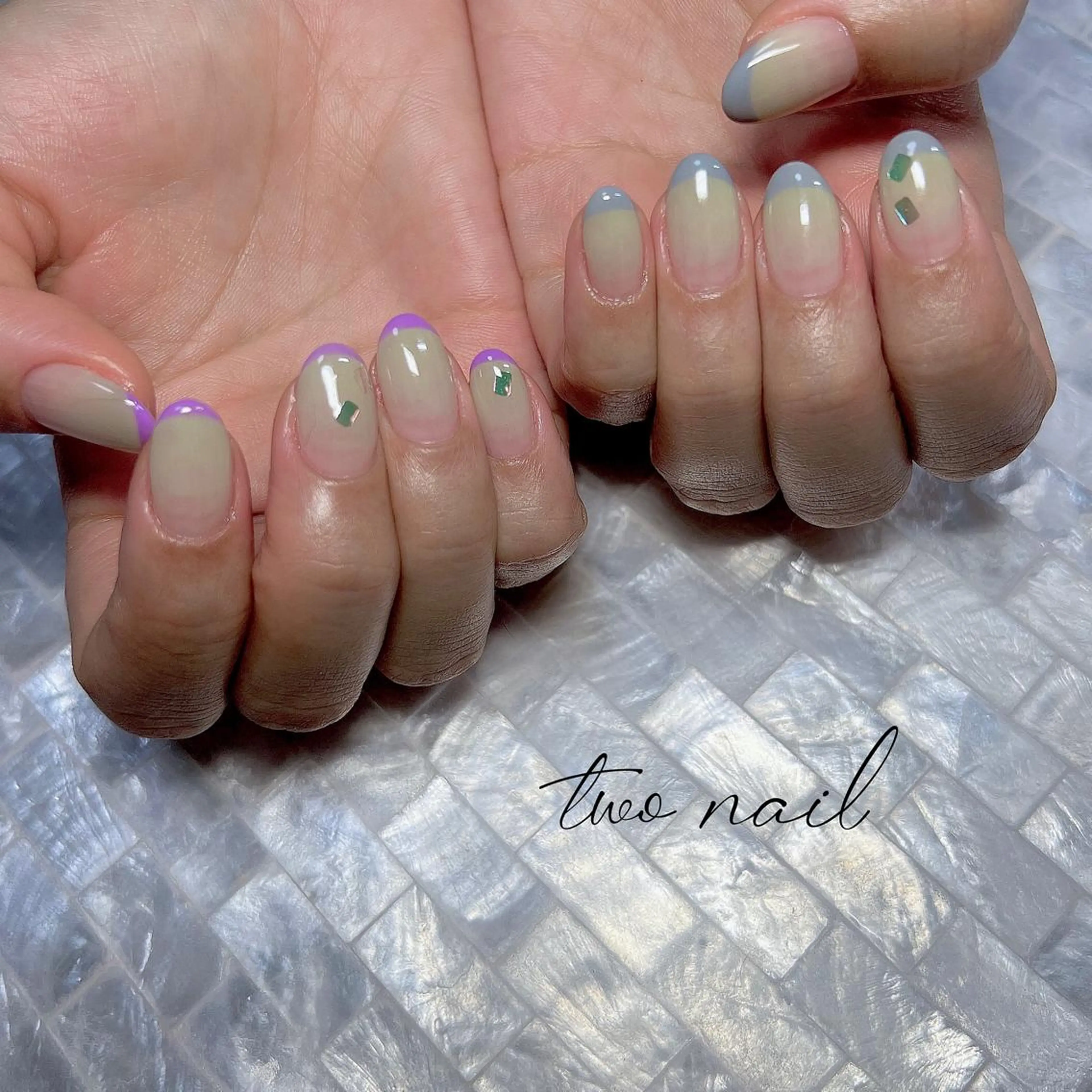 ネイル アートネイル フットネイル ハート ニュアンスネイル オフィスネイル ハンドネイル two nailのネイルデザイン