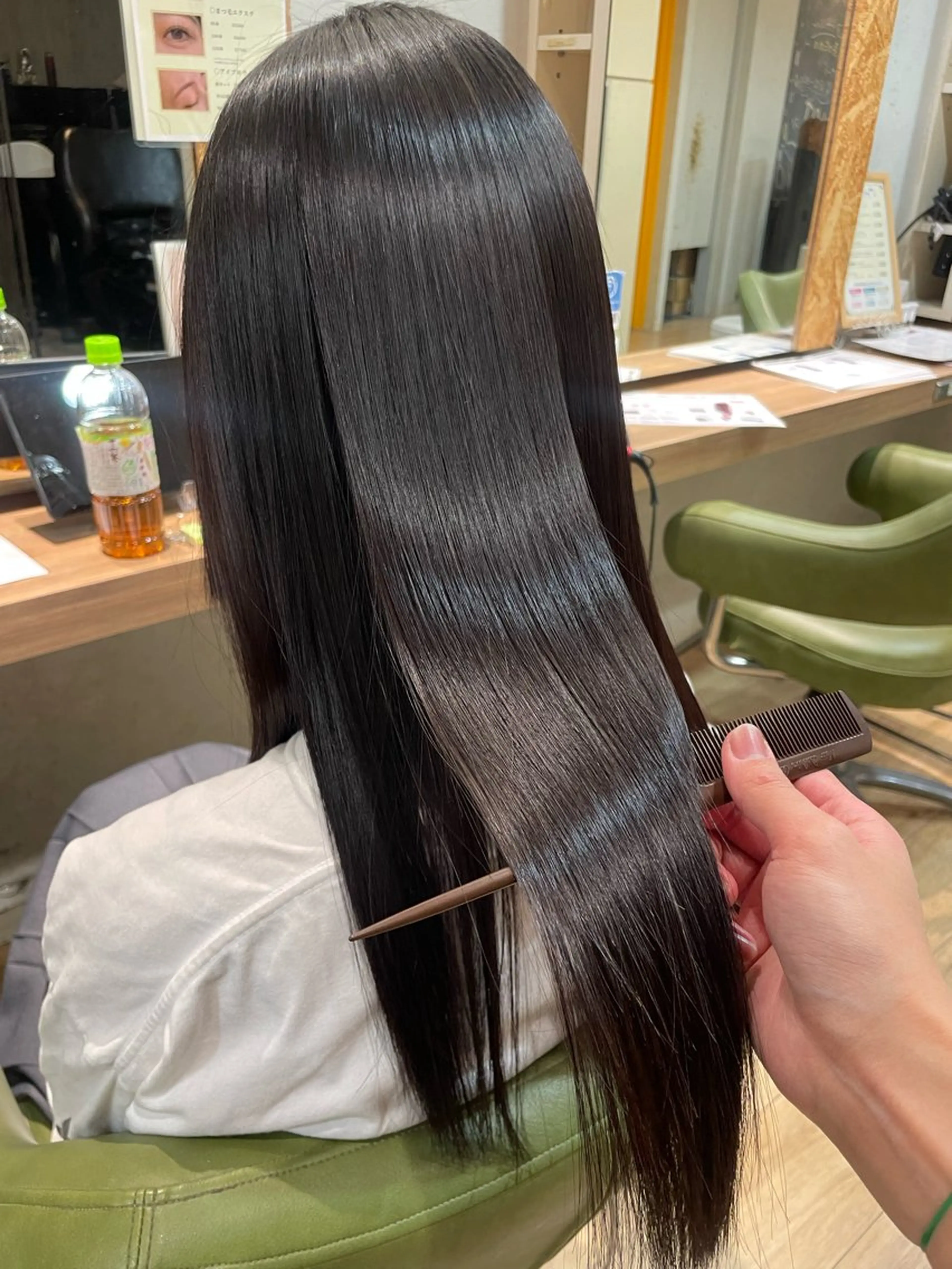 ロング 縮毛矯正 トリートメント 髪質改善/Bloss om🌷高橋沙衣のヘアスタイル