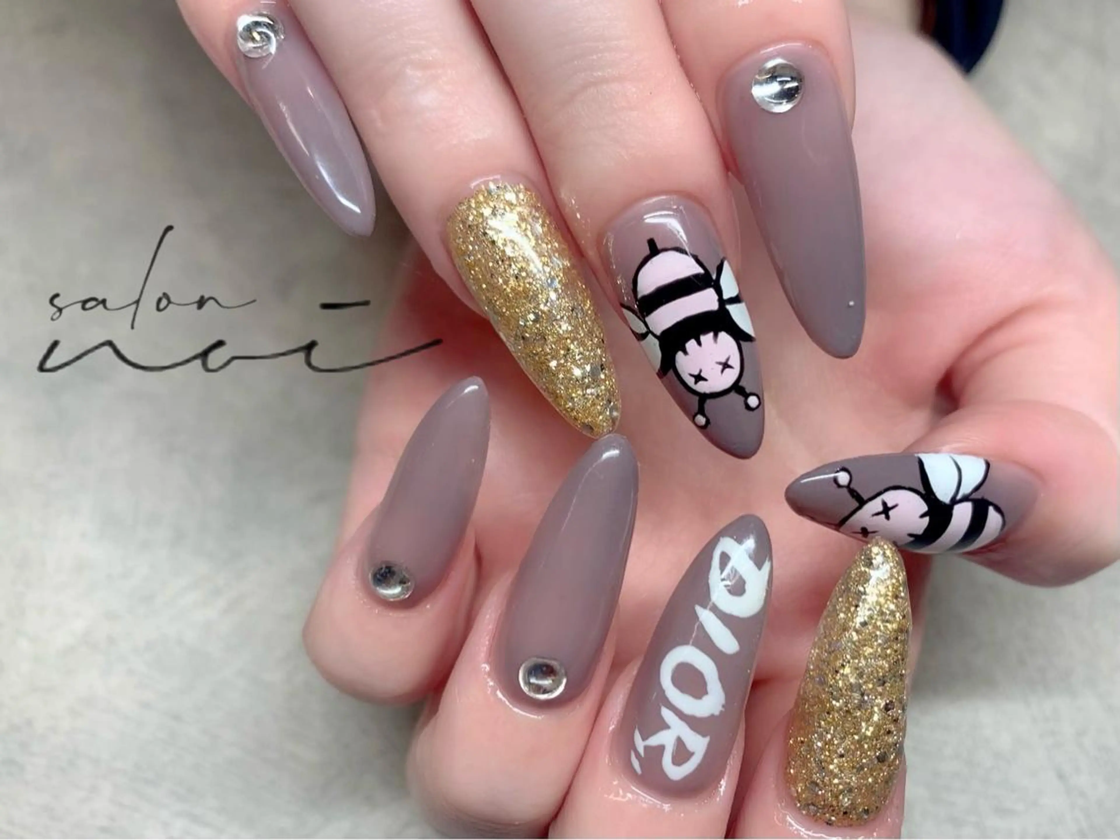 ネイル スカルプネイル ハンドネイル salon noi所属・salon noiのネイルデザイン