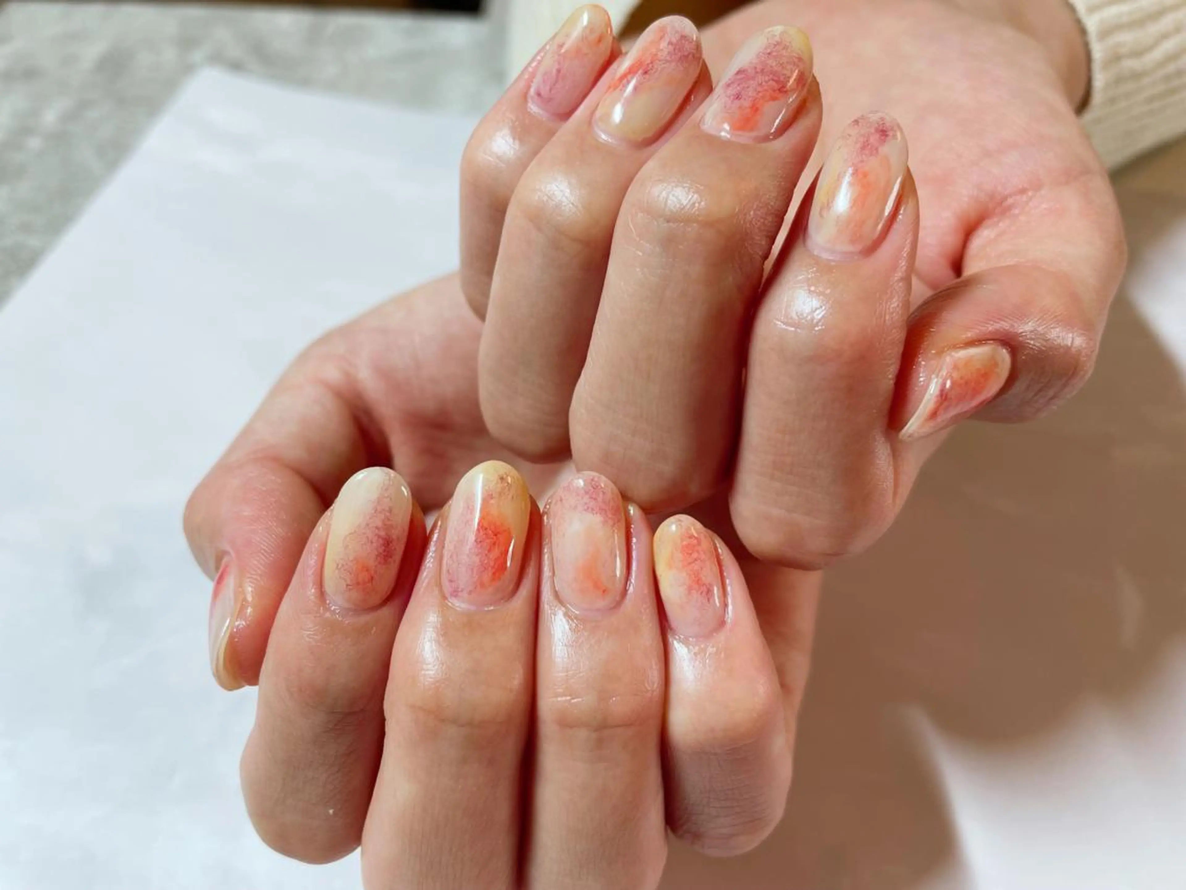 ネイル ニュアンスネイル y.所属・y. salonのネイルデザイン