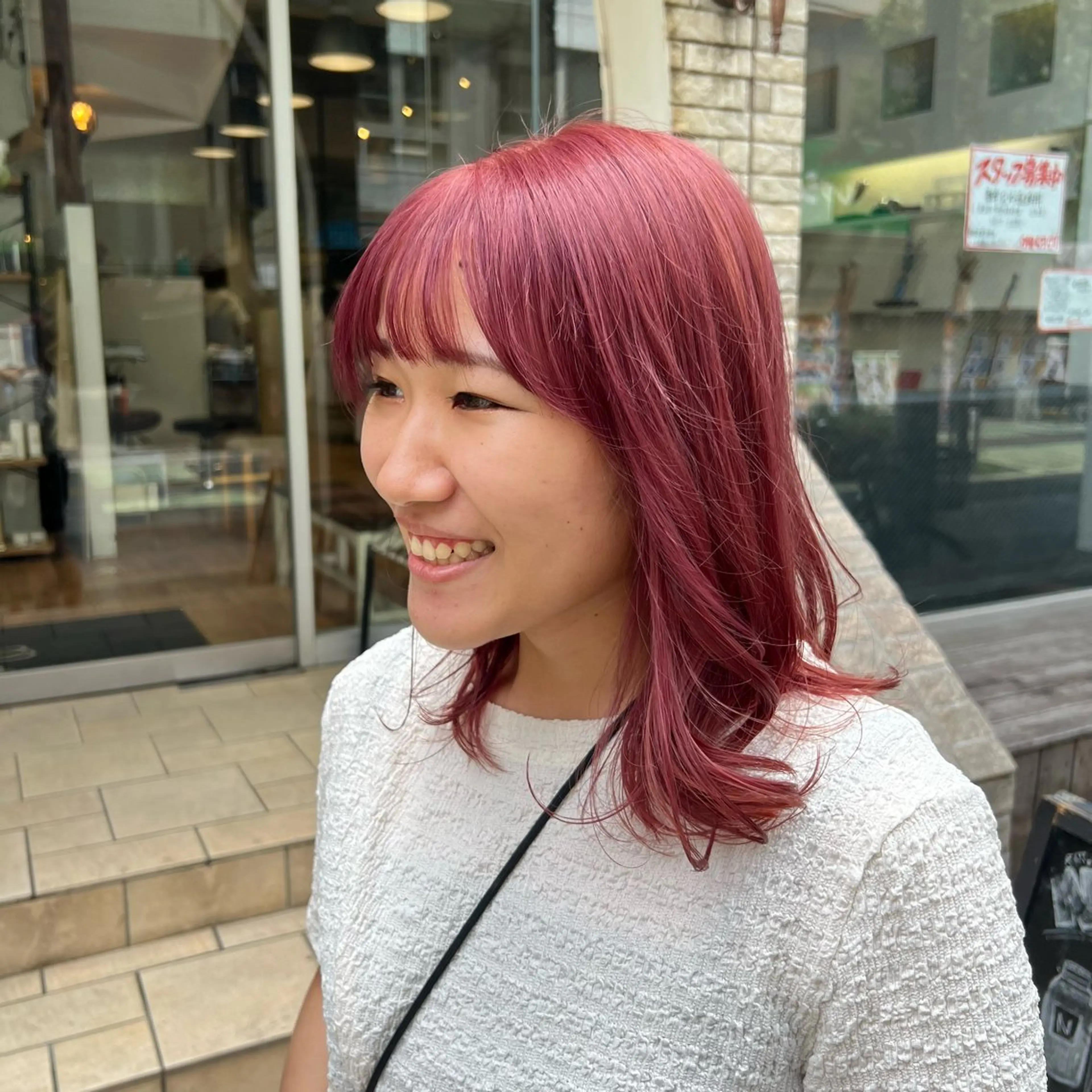 カラー レッドカラー インナーカラー♡ Nanakoのヘアスタイル