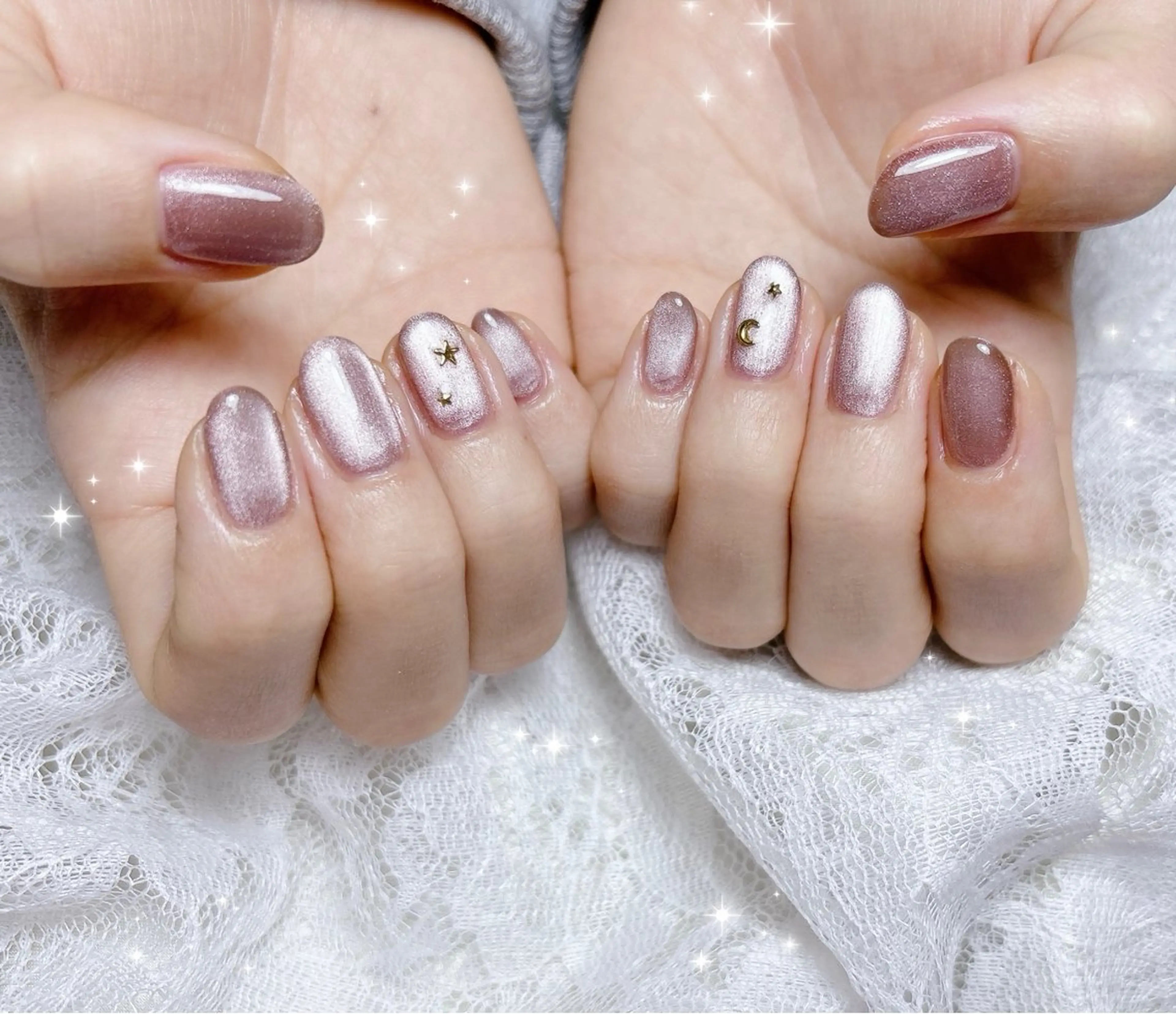 ネイル マグネットネイル ハンドネイル FLARE NAIL フレアネイルのネイルデザイン