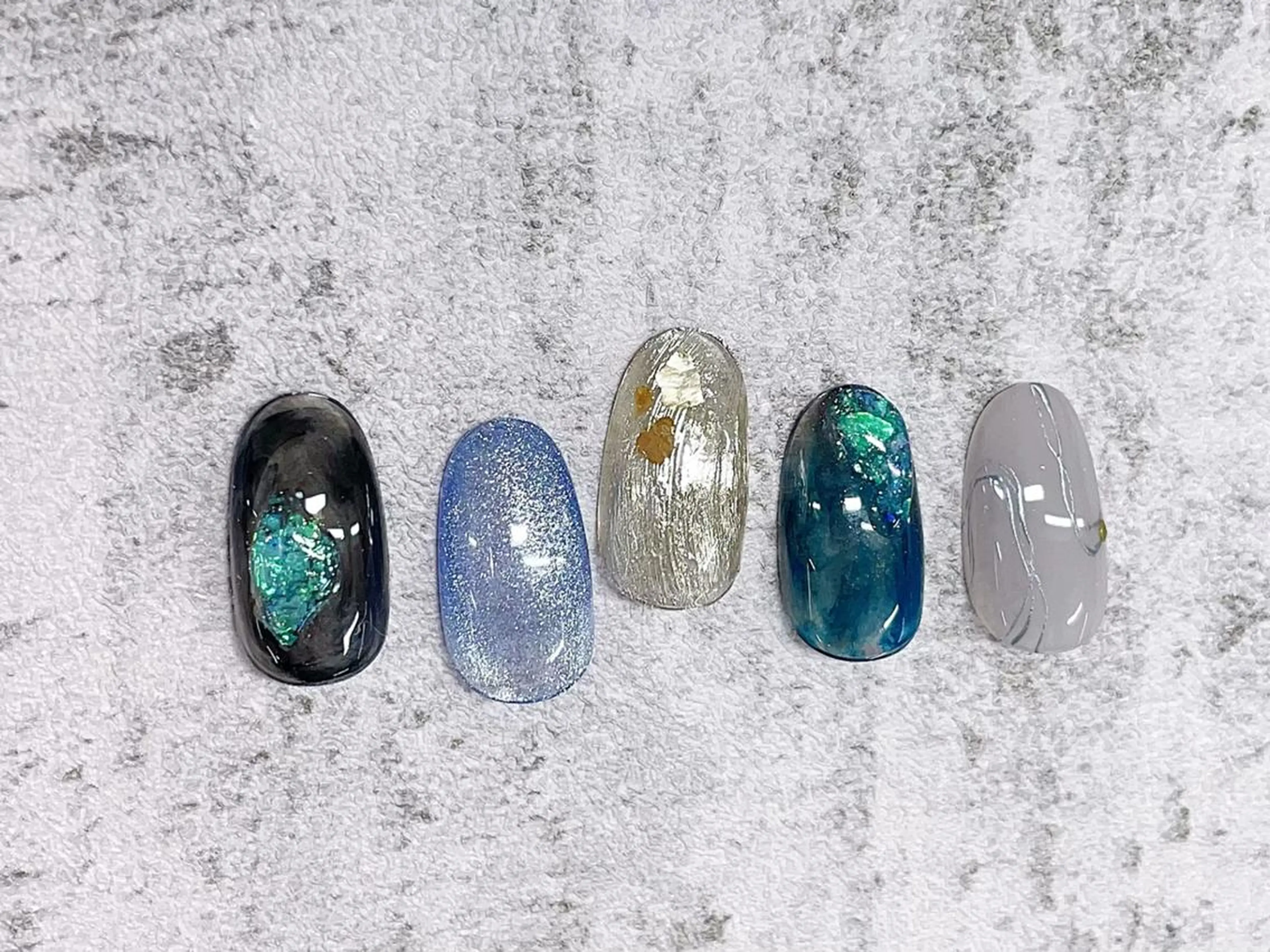 ネイル ハンドネイル 佐藤 ニーナ★ラベンダーのネイルデザイン