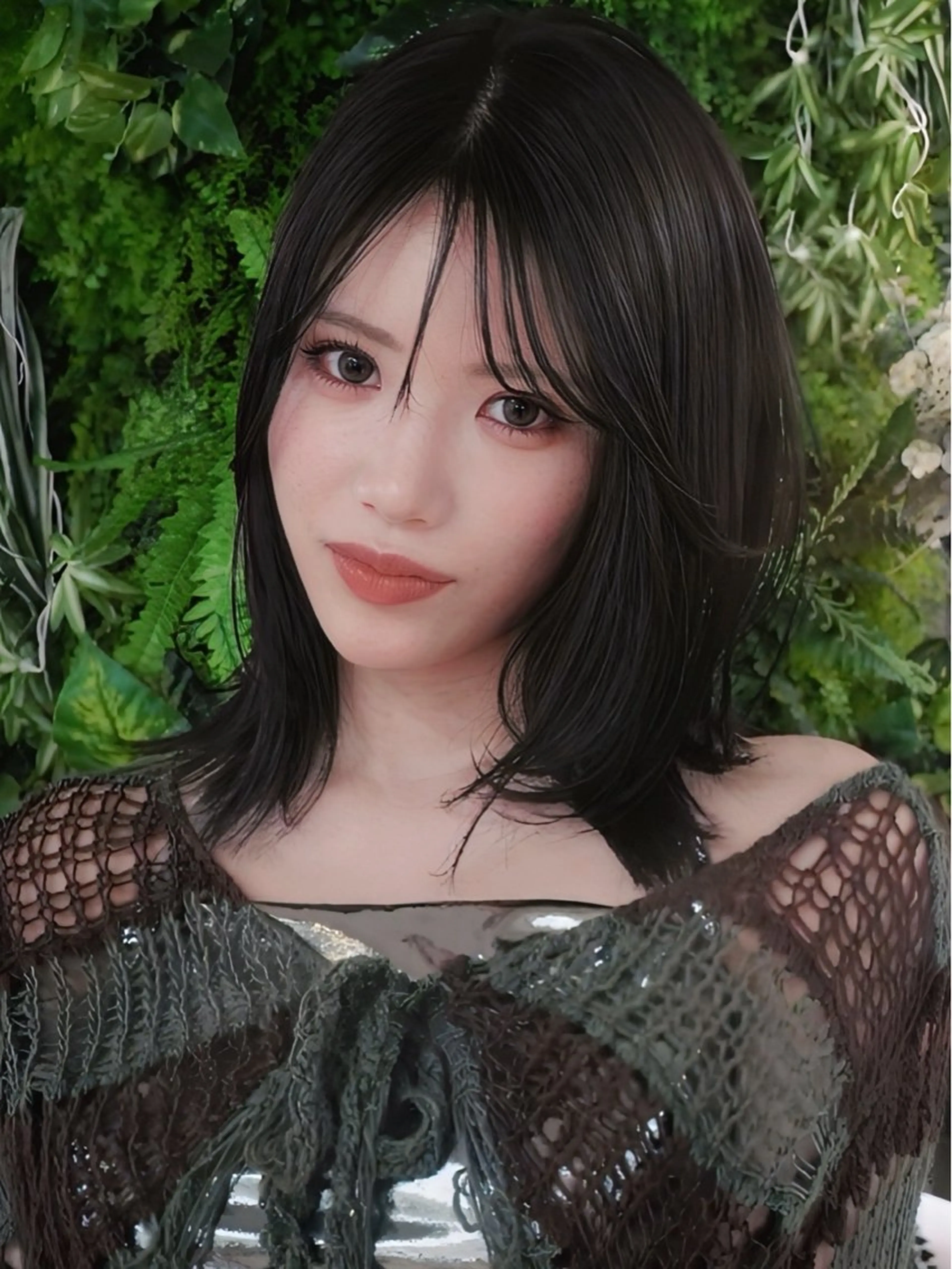 ミディアム カラー 顔周りカット カット ヘアカラー トリートメント Pocket仙台 💚モエリのヘアスタイル