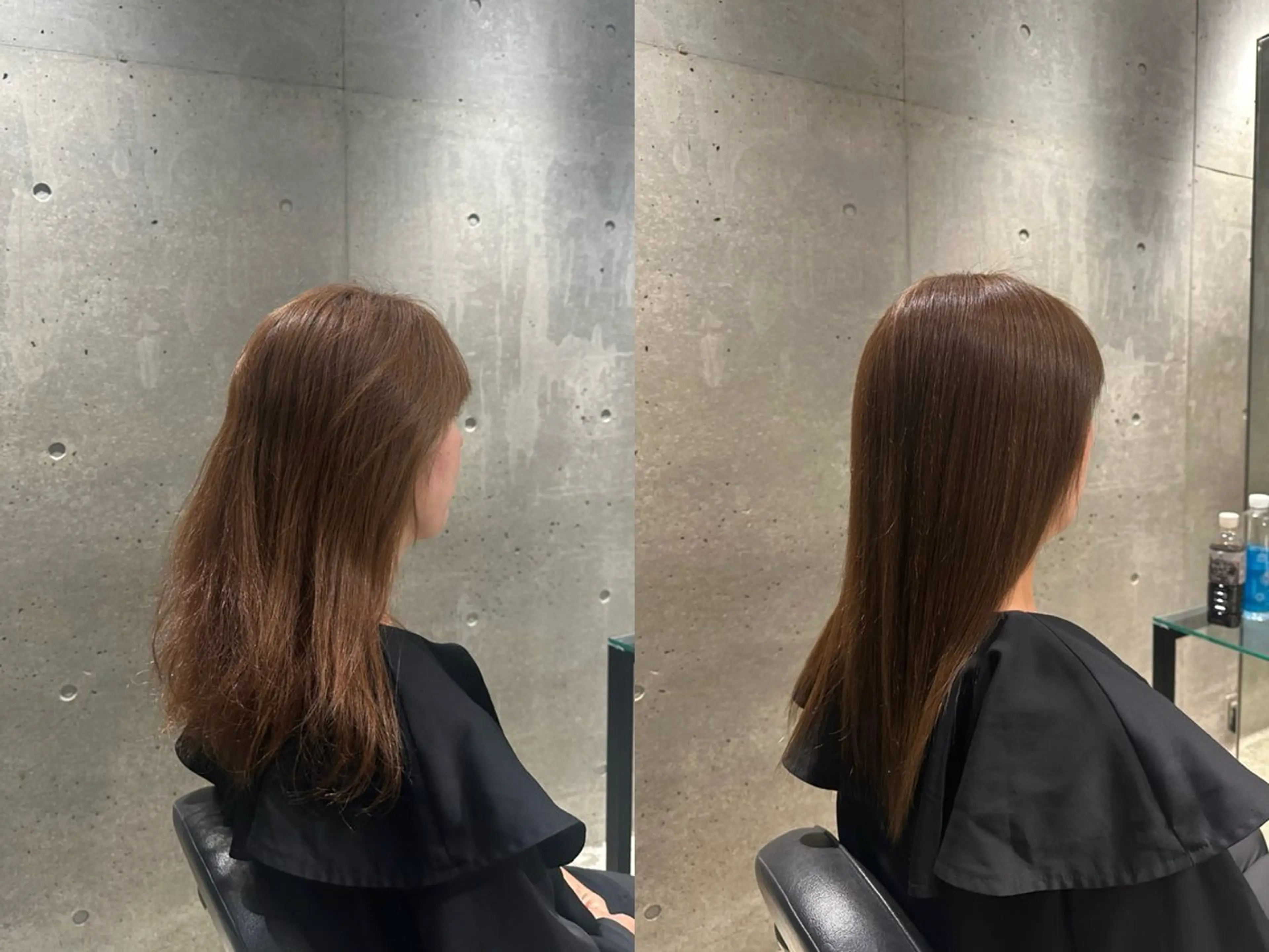 ロング 縮毛矯正 ヘアカラー 縮毛矯正 トリートメント 縮毛矯正⚡️ 中村璃音のヘアスタイル