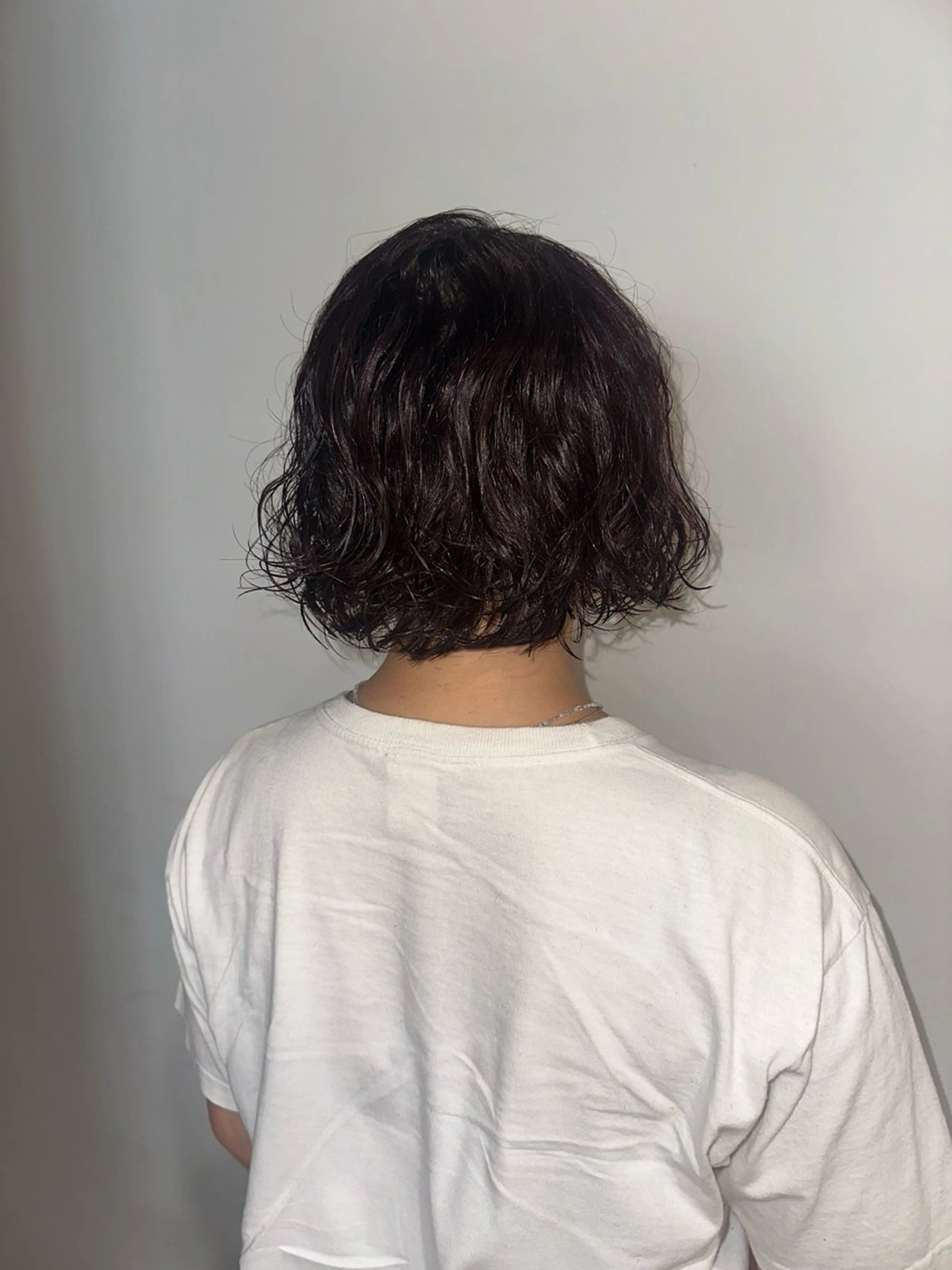 ミディアム パーマ パーマ 塩澤 榛奈のヘアスタイル