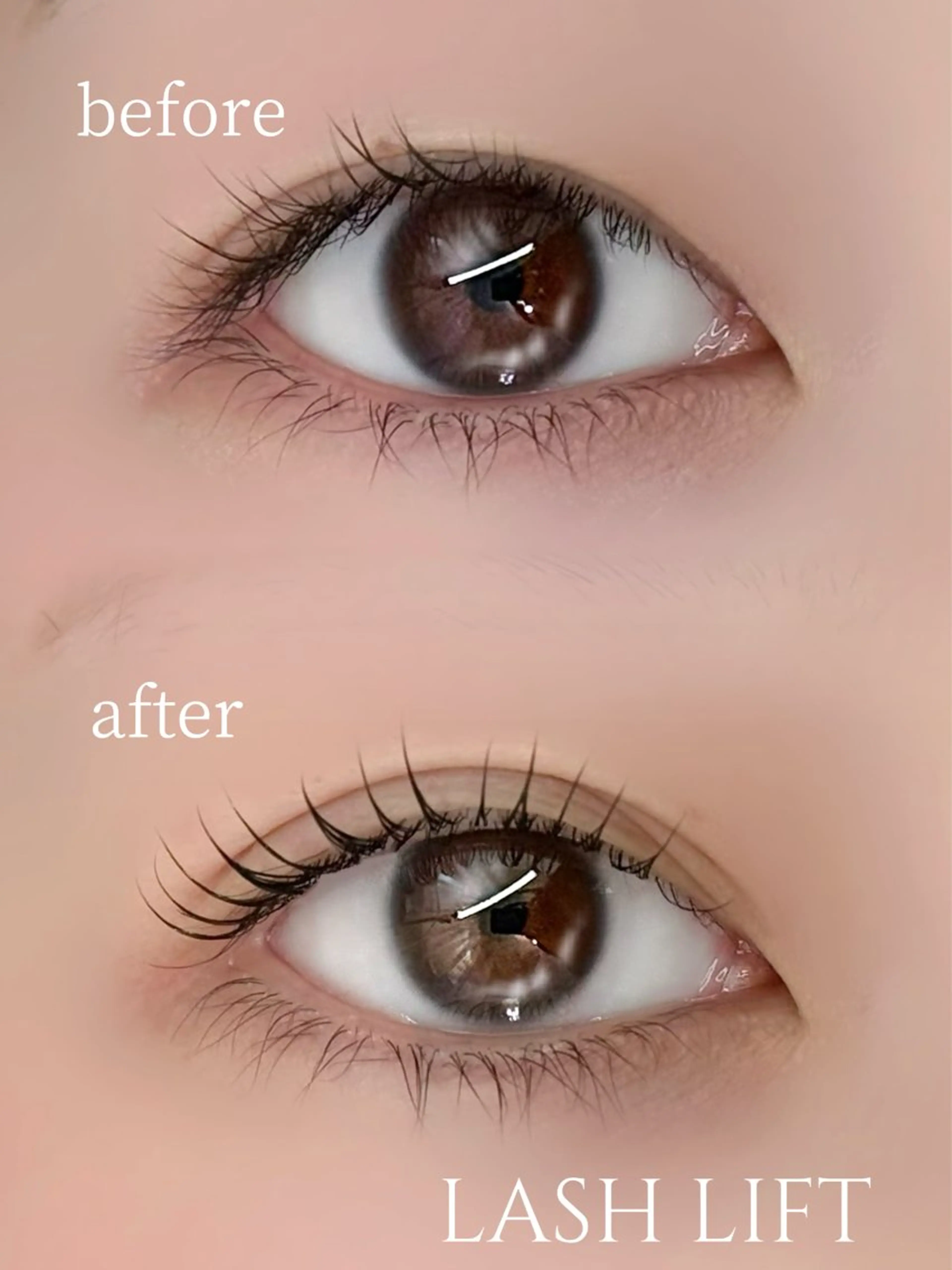 マツエク・マツパ パリジェンヌラッシュリフト まつげパーマ 一重×まつ毛パーマ beauty salon ému所属・山﨑 優衣のマツエク・マツパデザイン