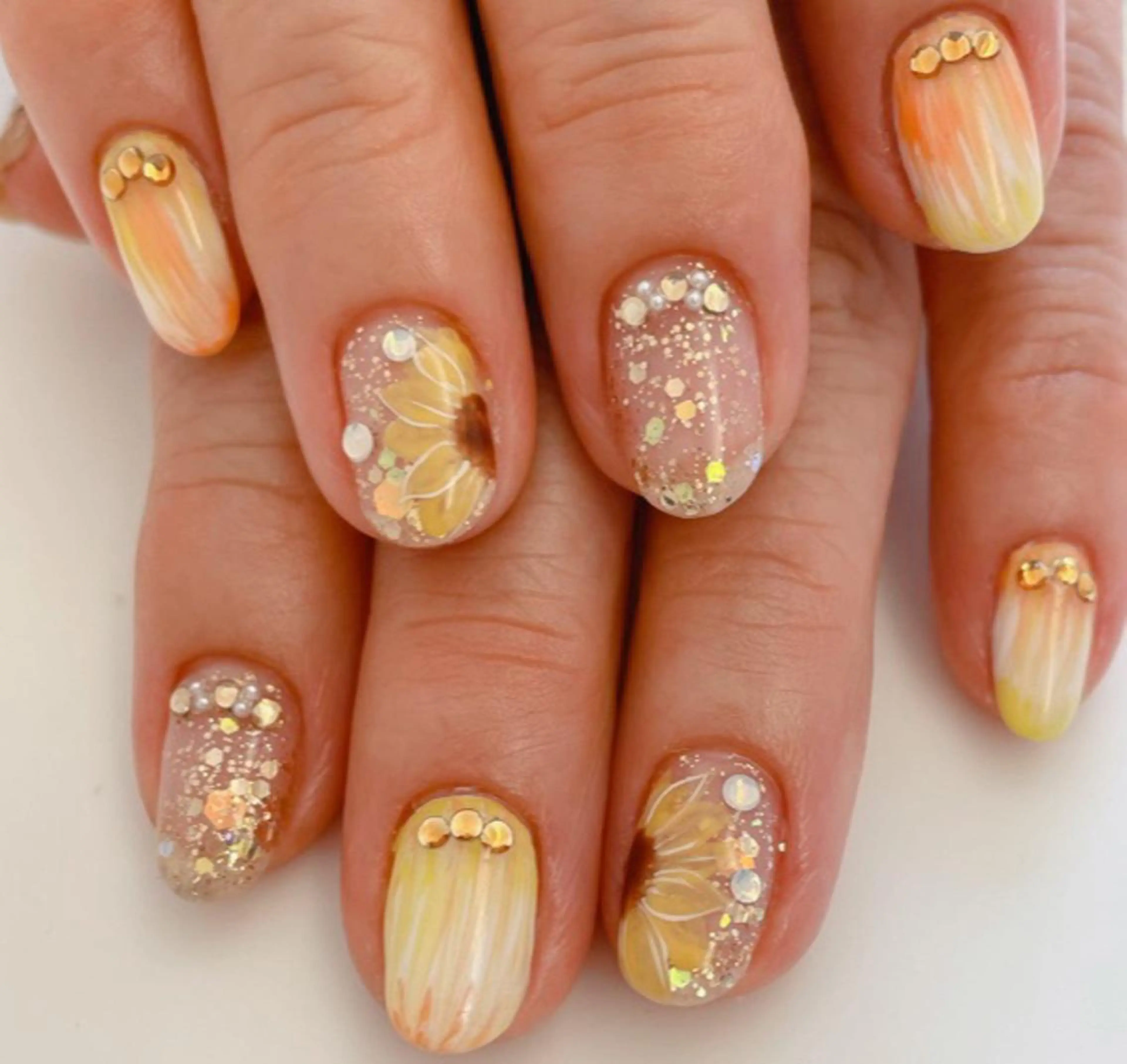 ネイル ジェルネイル 大理石ネイル(マーブル) ママリンド　志村坂上店所属・しみ えんのネイルデザイン