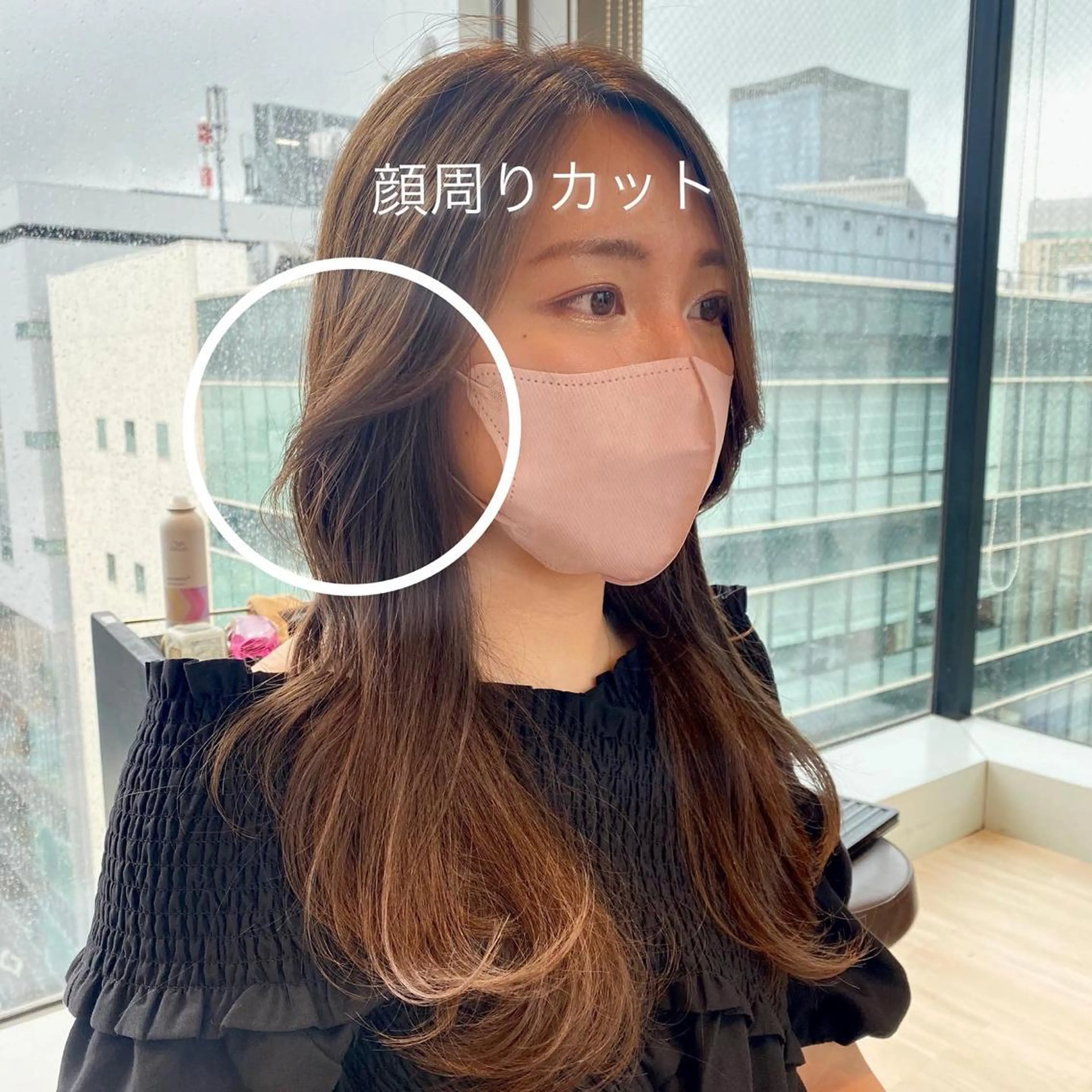 ロング 🍼顔周りカット/ レイヤー/小川華奈のヘアスタイル