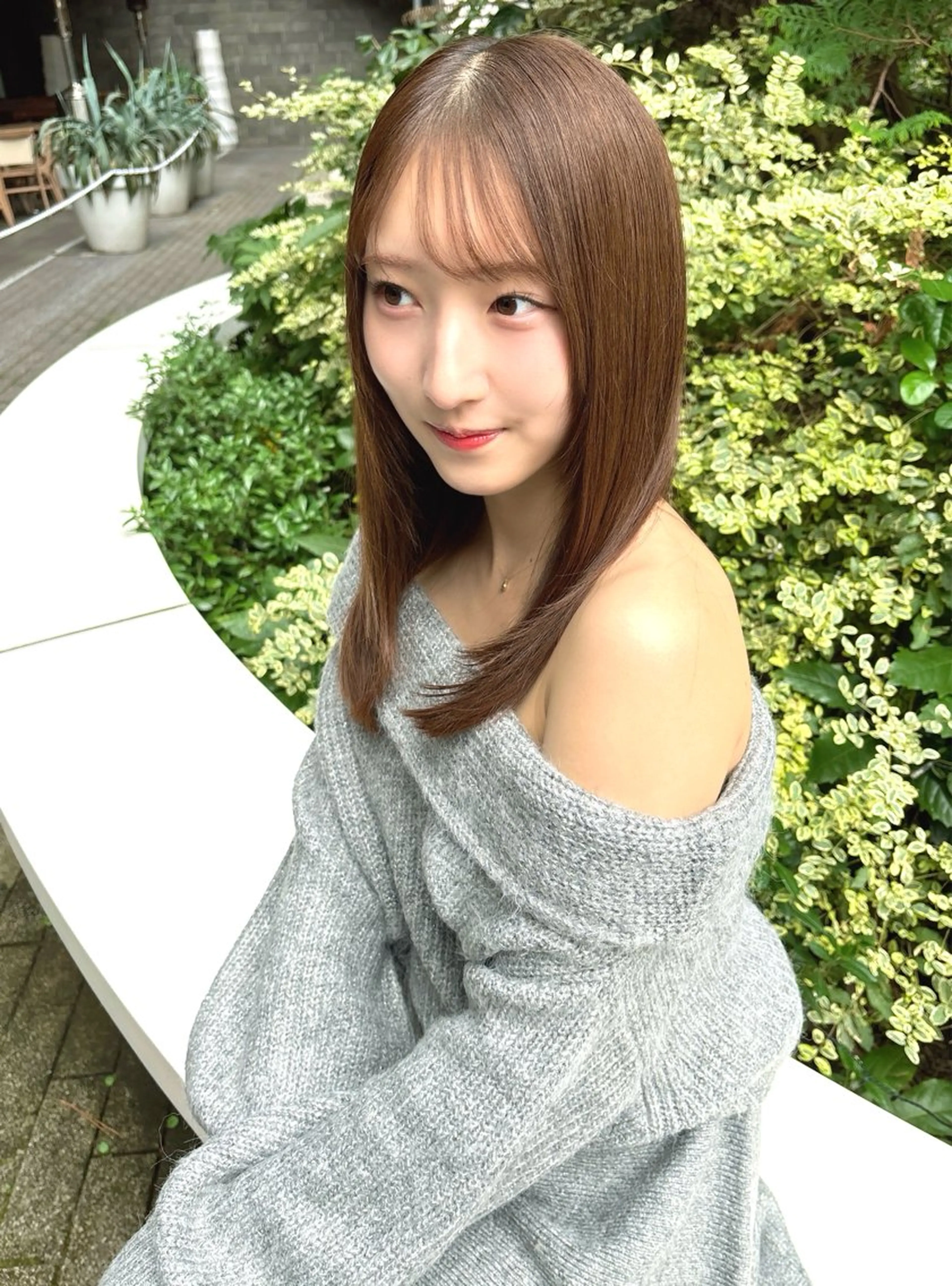 🍄前髪縮毛矯正＋潤い集中トリートメント(超音波アイロン付き)🍄の写真