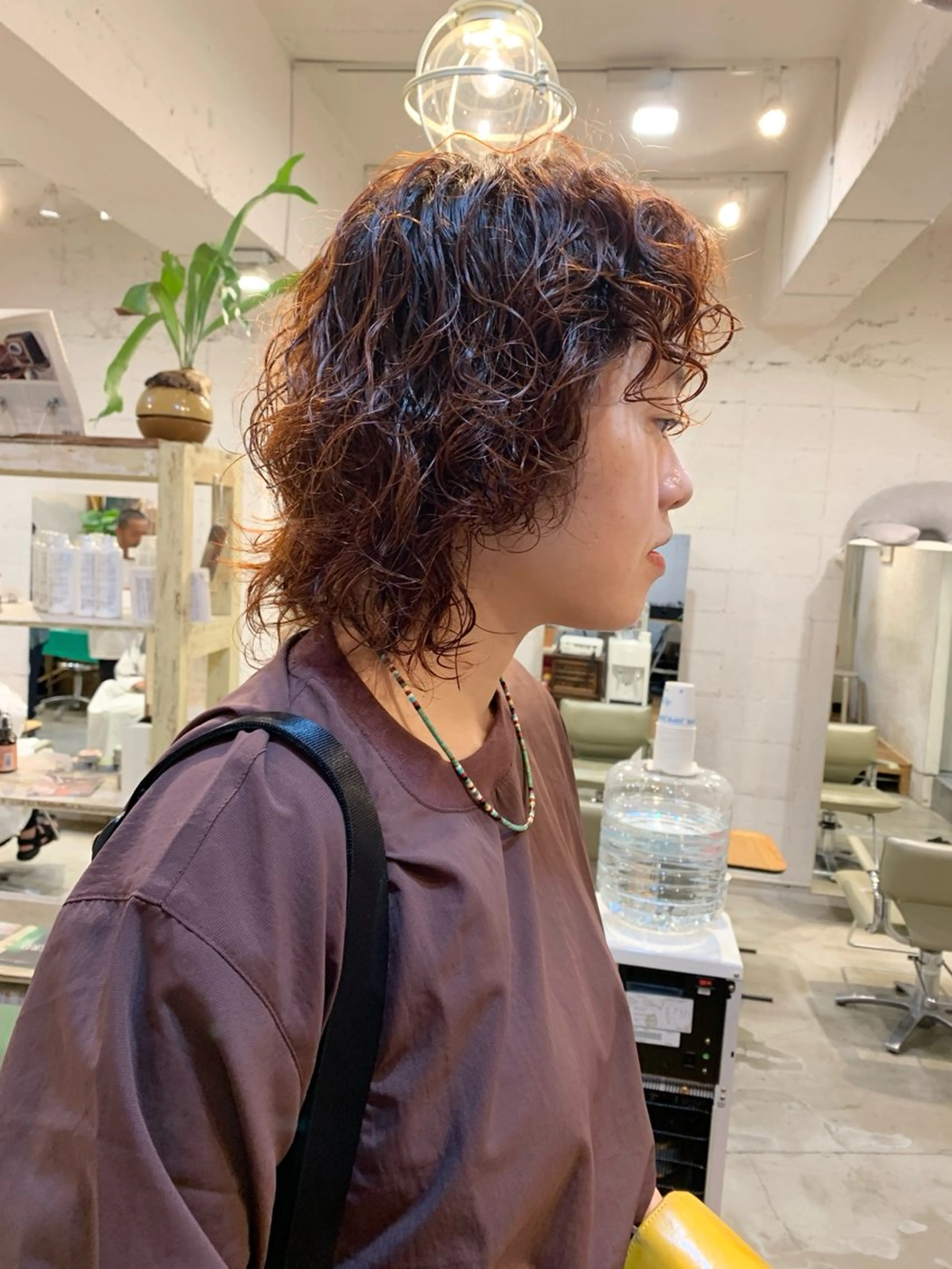 ミディアム カラー パーマ ヘナカラー 【takk】 ナカヤママサヨシのヘアスタイル