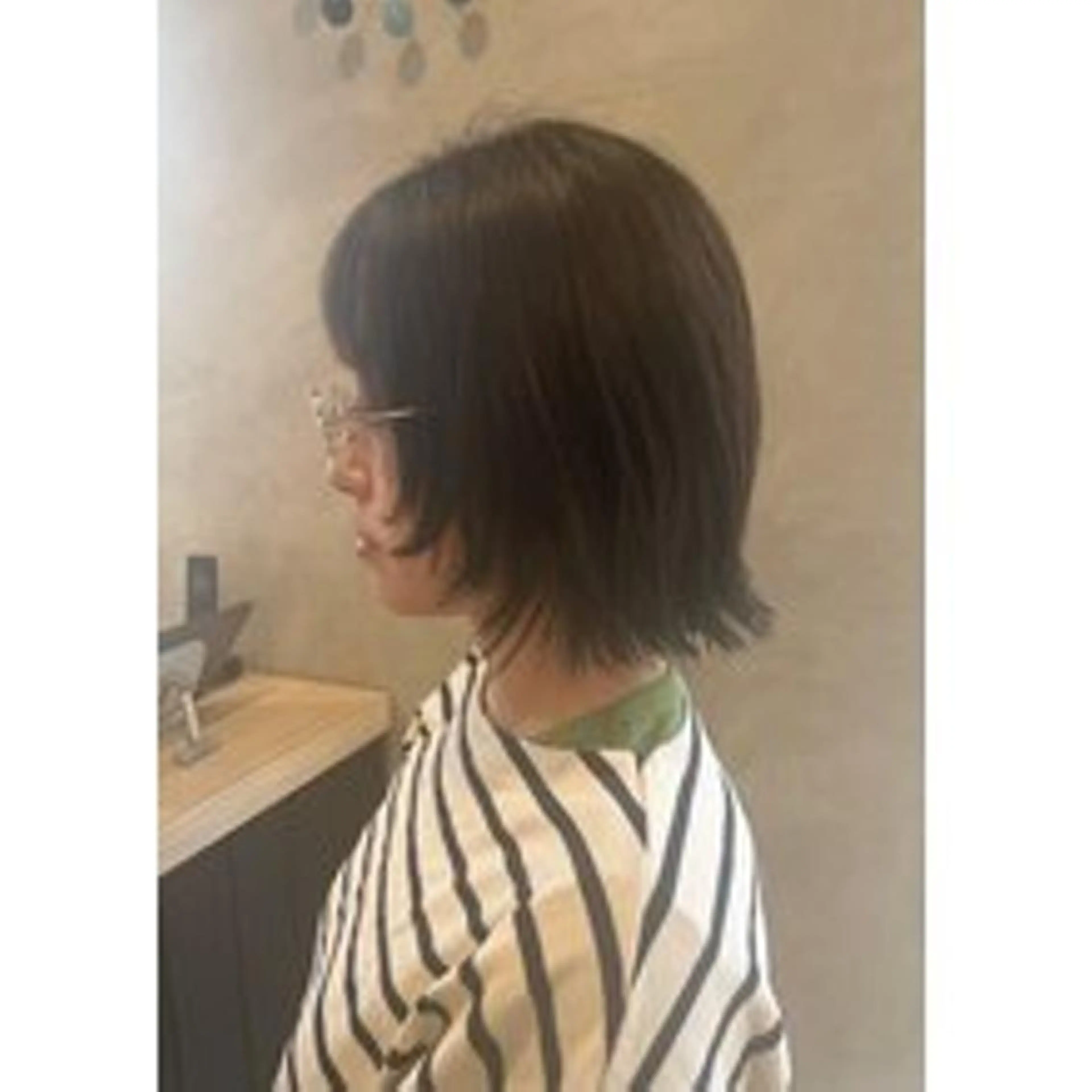 ミディアム ブリーチなし透明感 カラー✨山仲絢圭のヘアスタイル