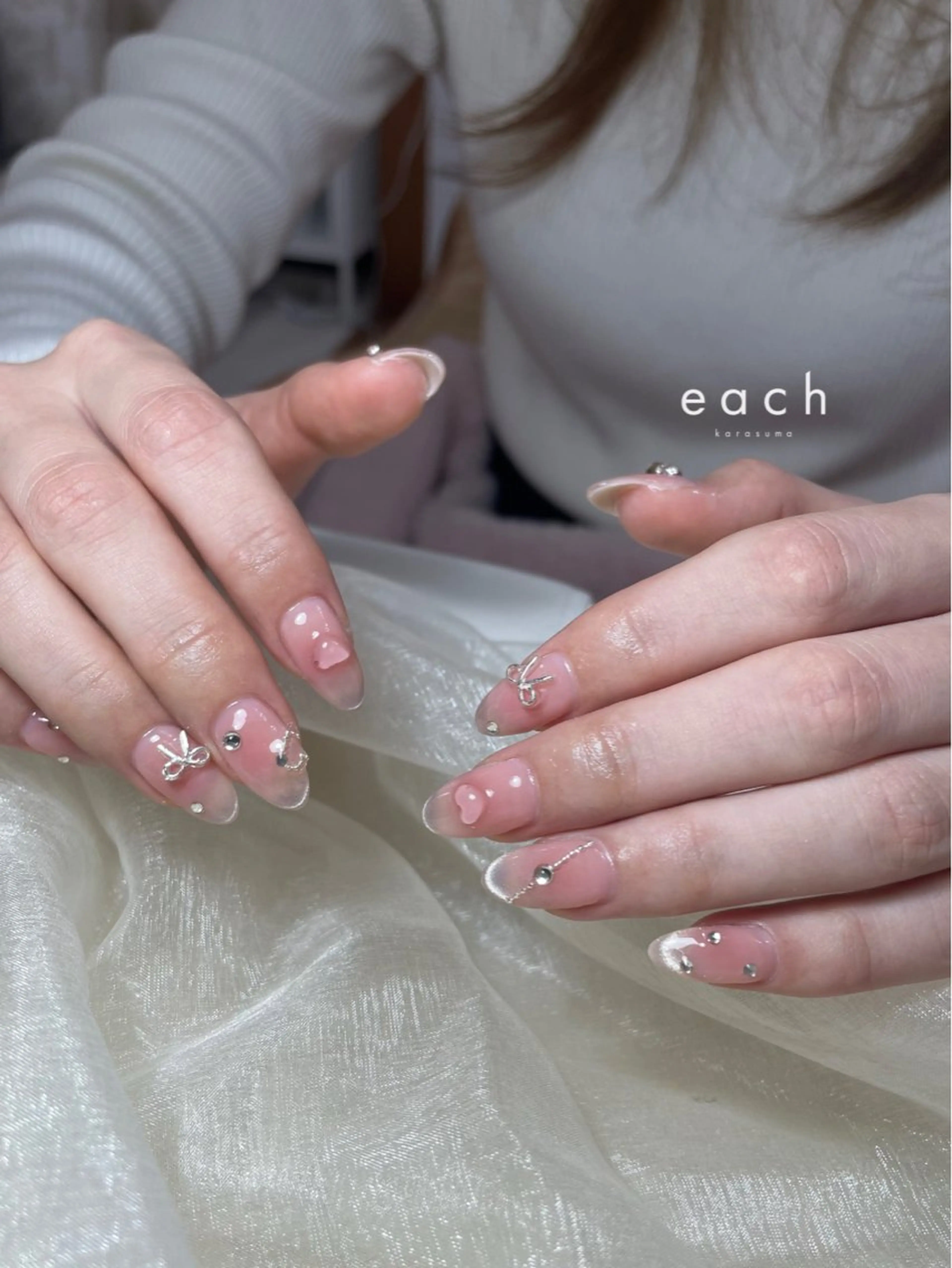 ネイル マグネットネイル each lucaのネイルデザイン