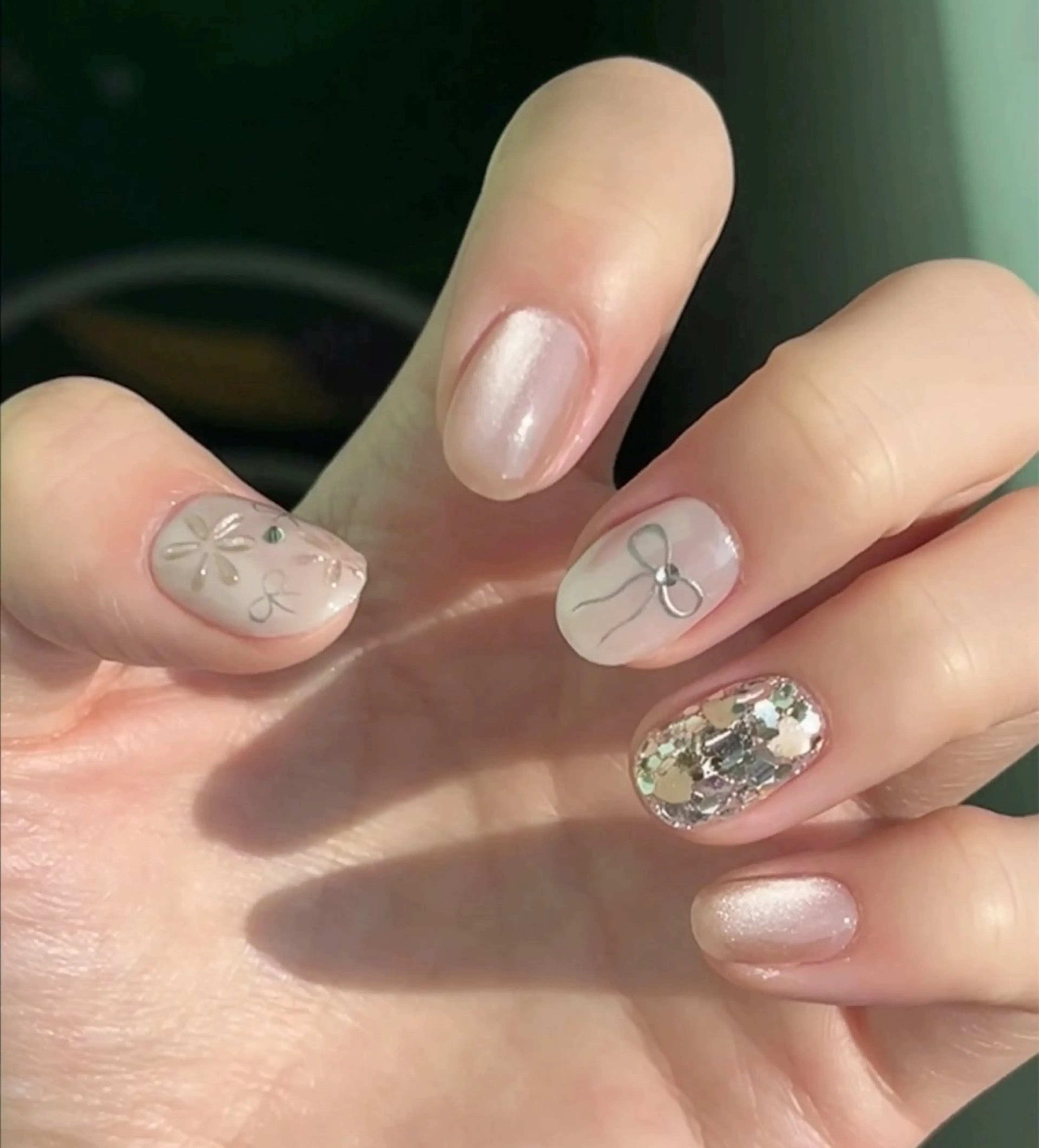 ネイル アートネイル チークネイル 長さ出し フットネイル フレンチネイル ハンドネイル フットネイル ハンドケア YK Rinのネイルデザイン