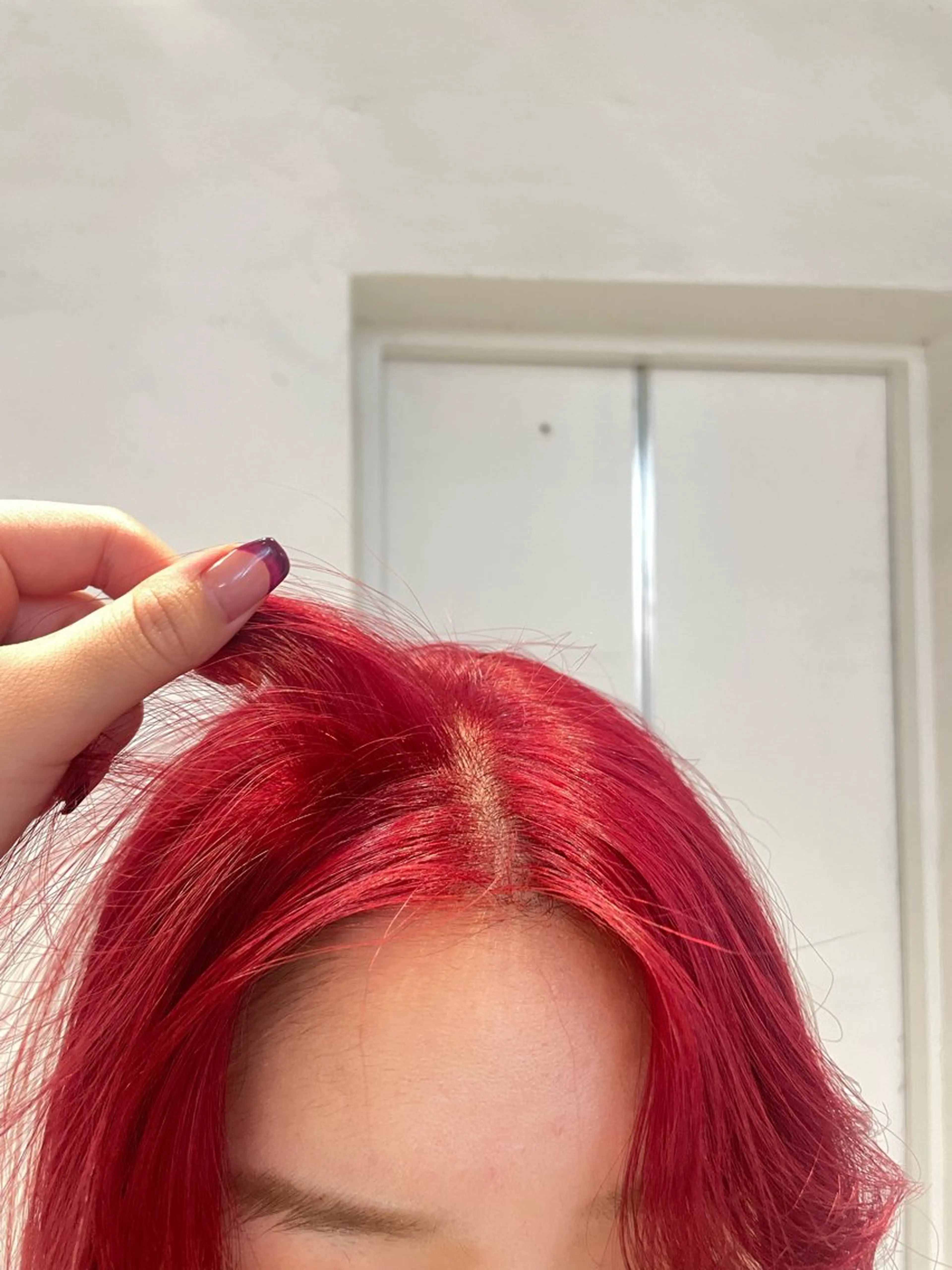 ミディアム カラー ヘアカラー 🌟暖色系ハイトーン 🌟AIのヘアスタイル