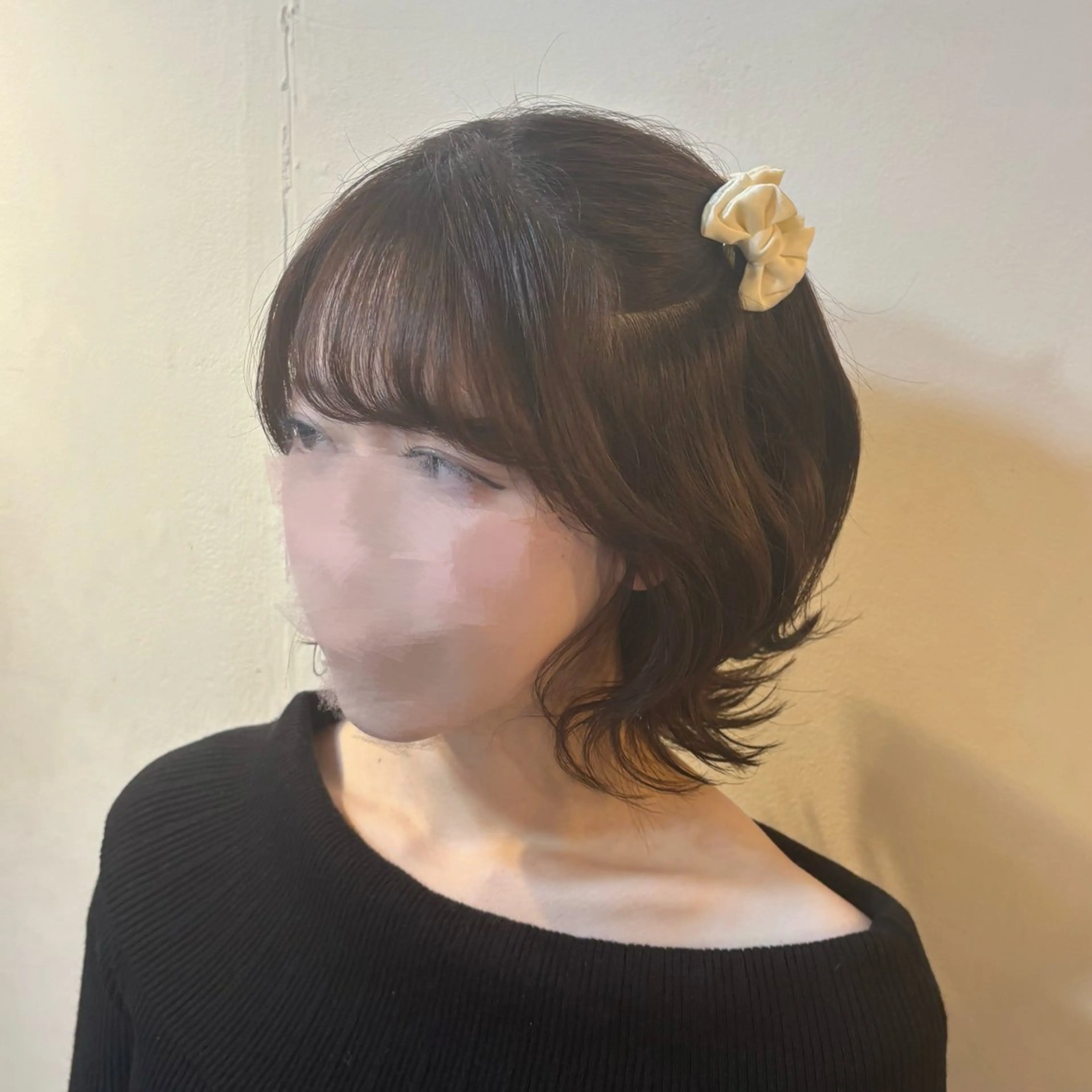 ショート ヘアアレンジ ボブ ヘアセット ゆ ののヘアスタイル