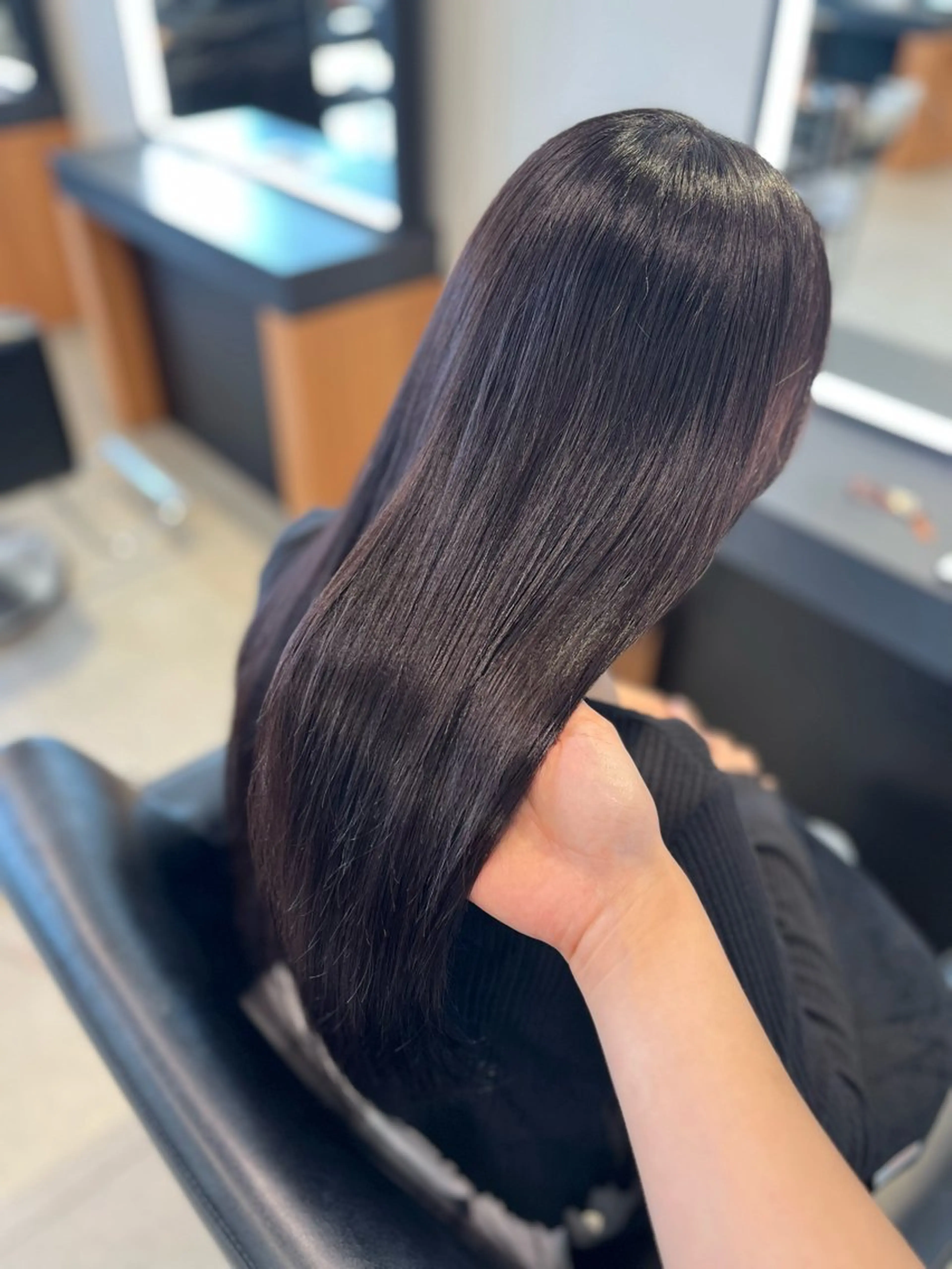 ロング カット ヘアカラー トリートメント AYU (ému) 伏見/髪質改善のヘアスタイル