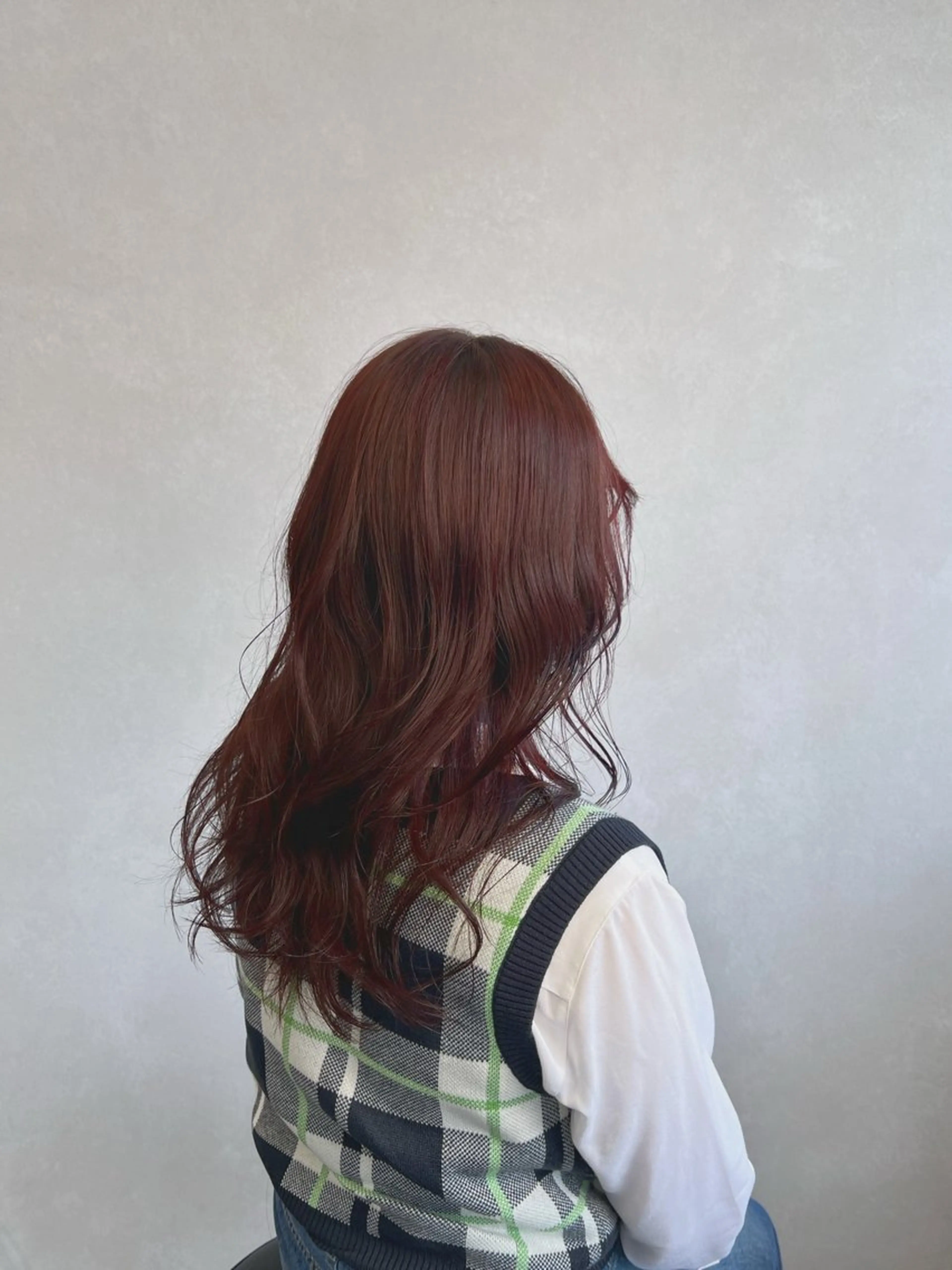 セミロング カラー カット ヘアカラー トリートメント 🌿ダブルカラー/ 明大前/中村渓太のヘアスタイル