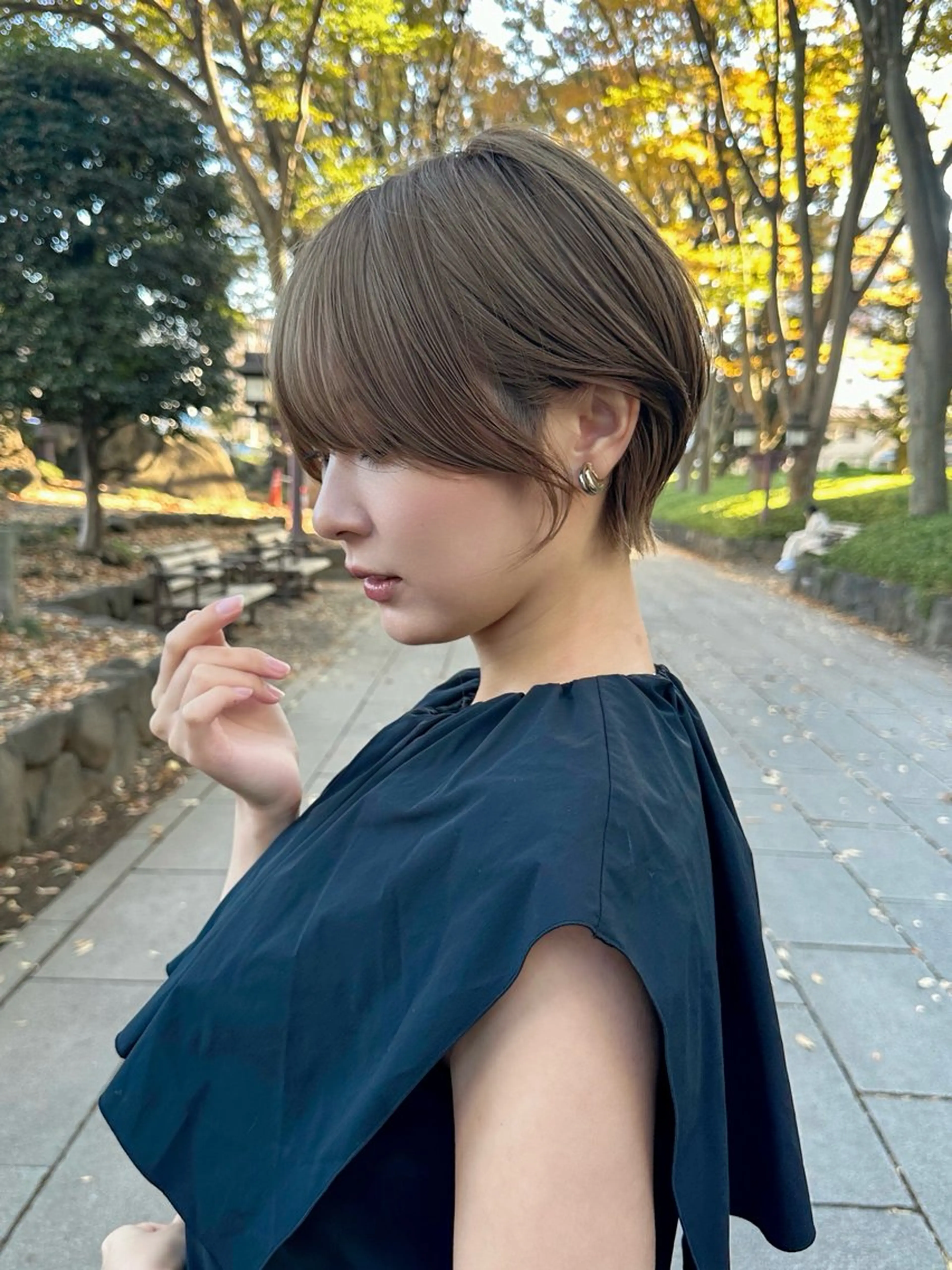 ショート ショートヘア 小顔カット カット ヘアカラー トリートメント ヘッドスパ taiga ショート /レイヤー/矯正🌈のヘアスタイル