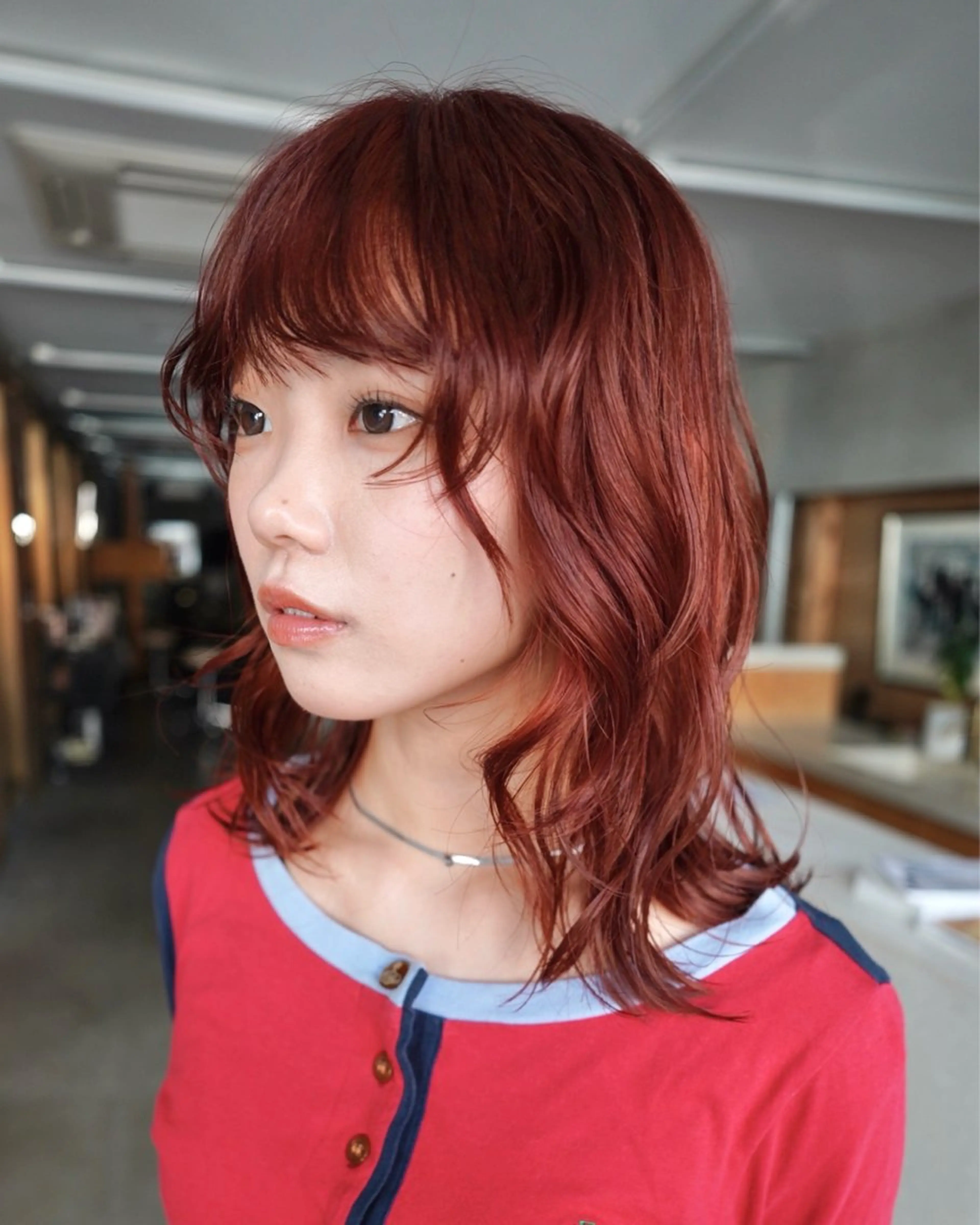 ショート カラー ウルフカット カット トリートメント デザイン/レイヤー Kaito🐩/栄のヘアスタイル