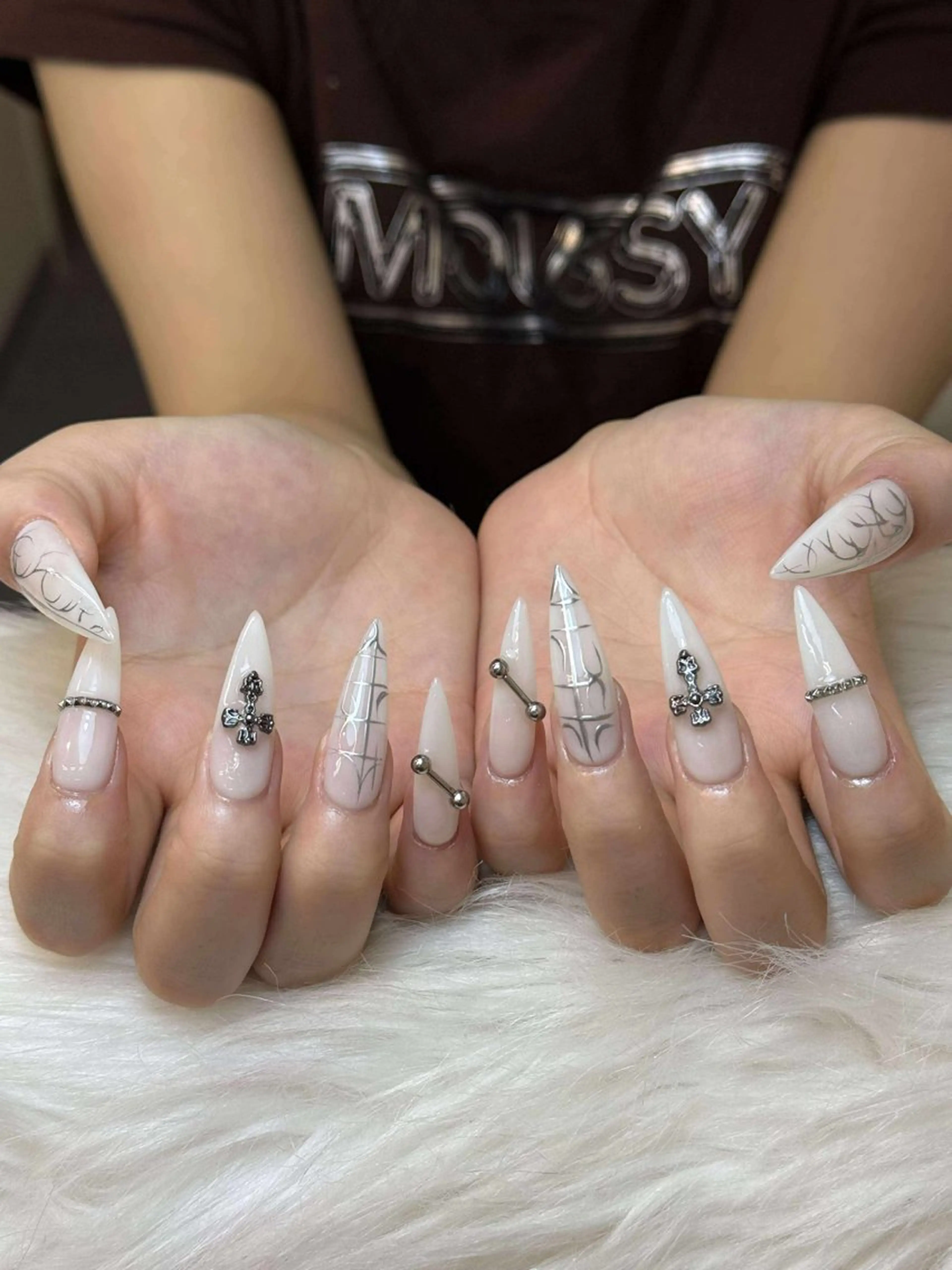 ネイル アートネイル 成人式 ジェルネイル ニュアンスネイル 夏ネイル ハンドネイル Jenn Nail Shinokuboのネイルデザイン
