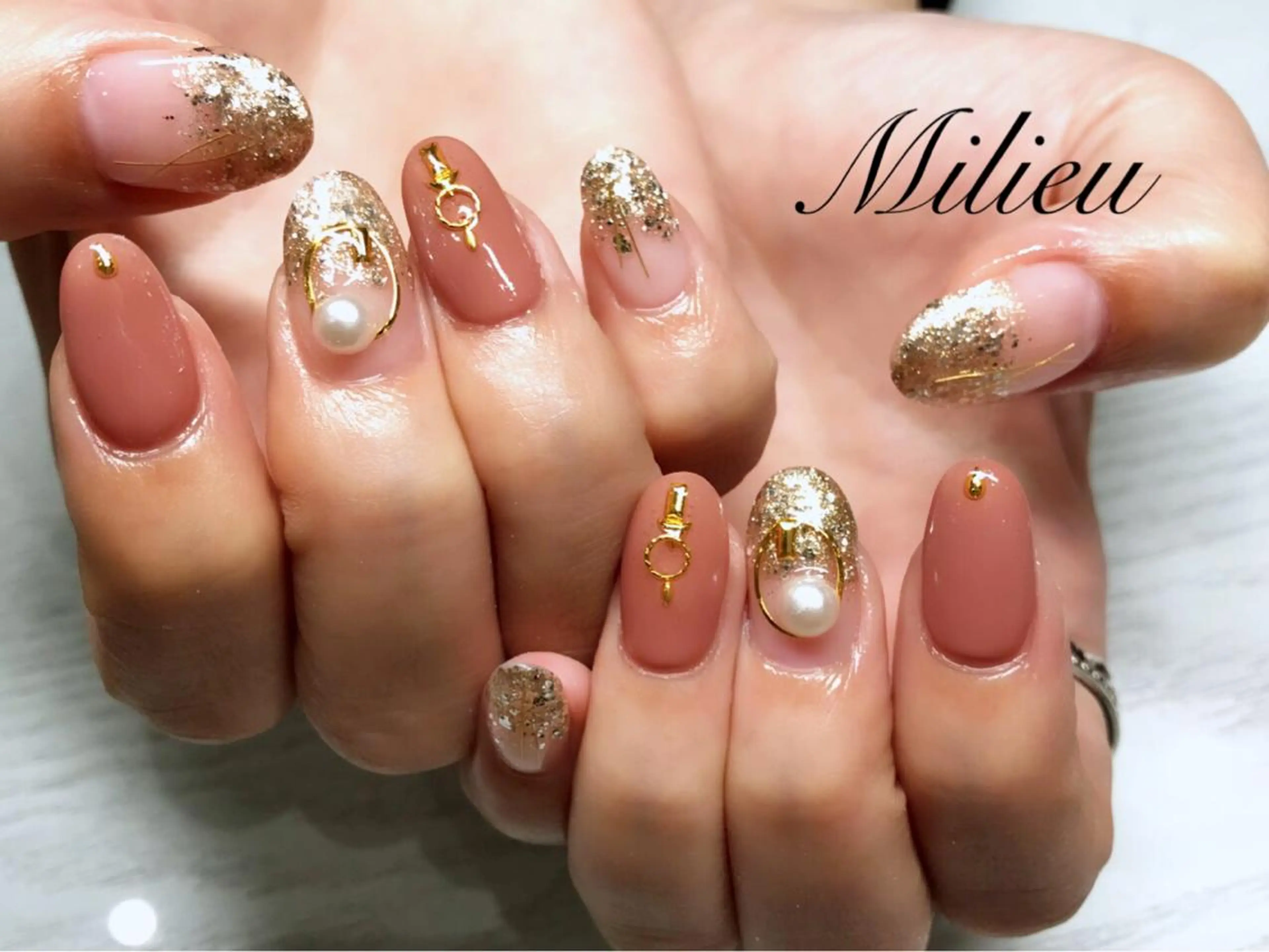 ネイル スカルプネイル 吉澤 圭のネイルデザイン