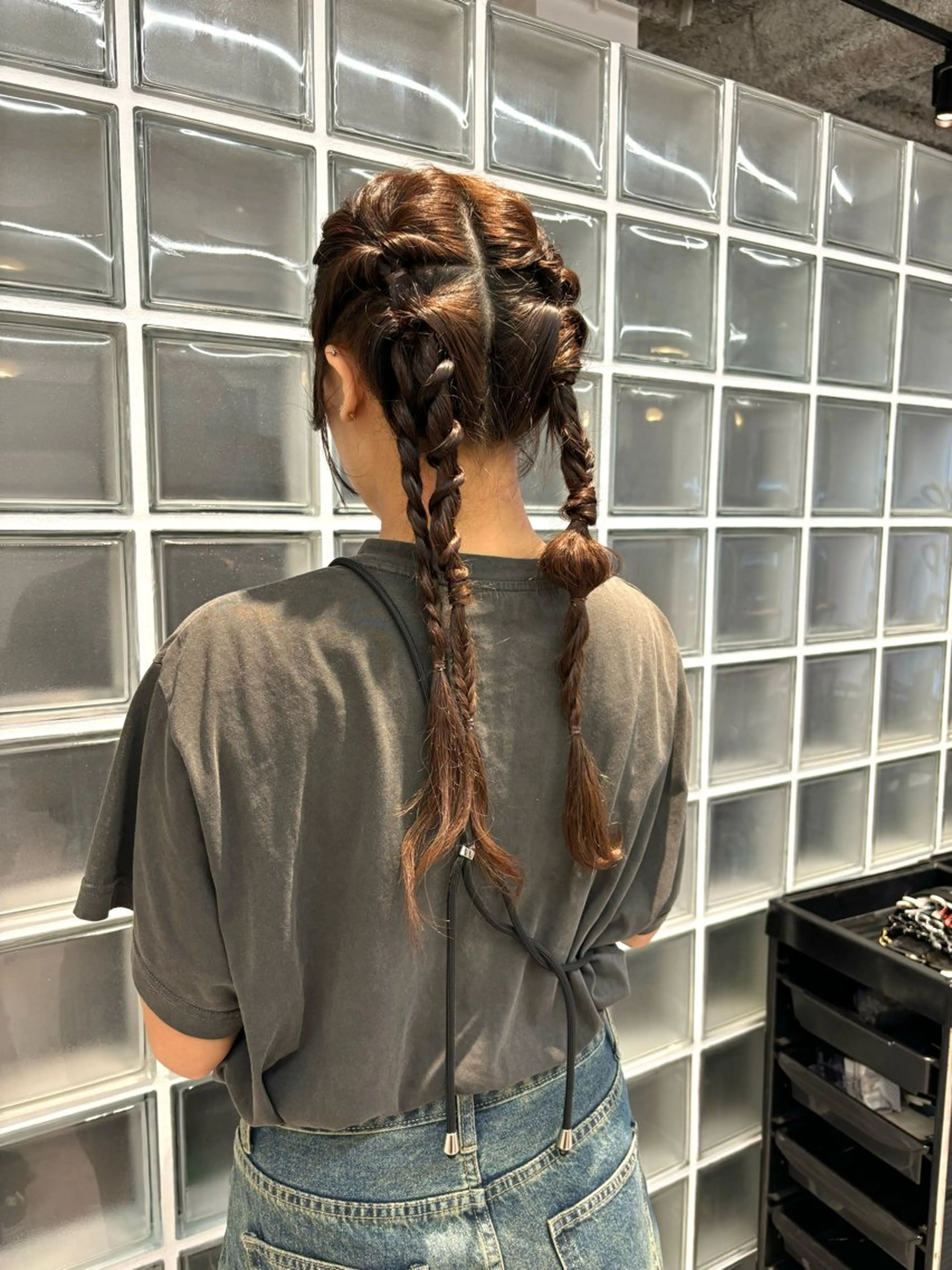ロング ヘアアレンジ げんば ななのヘアスタイル